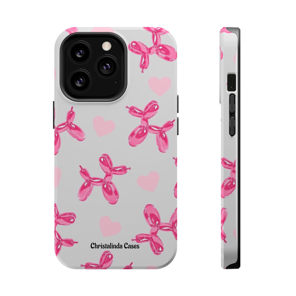 Balloon Charm Impact-Resistant MagSafe phone case