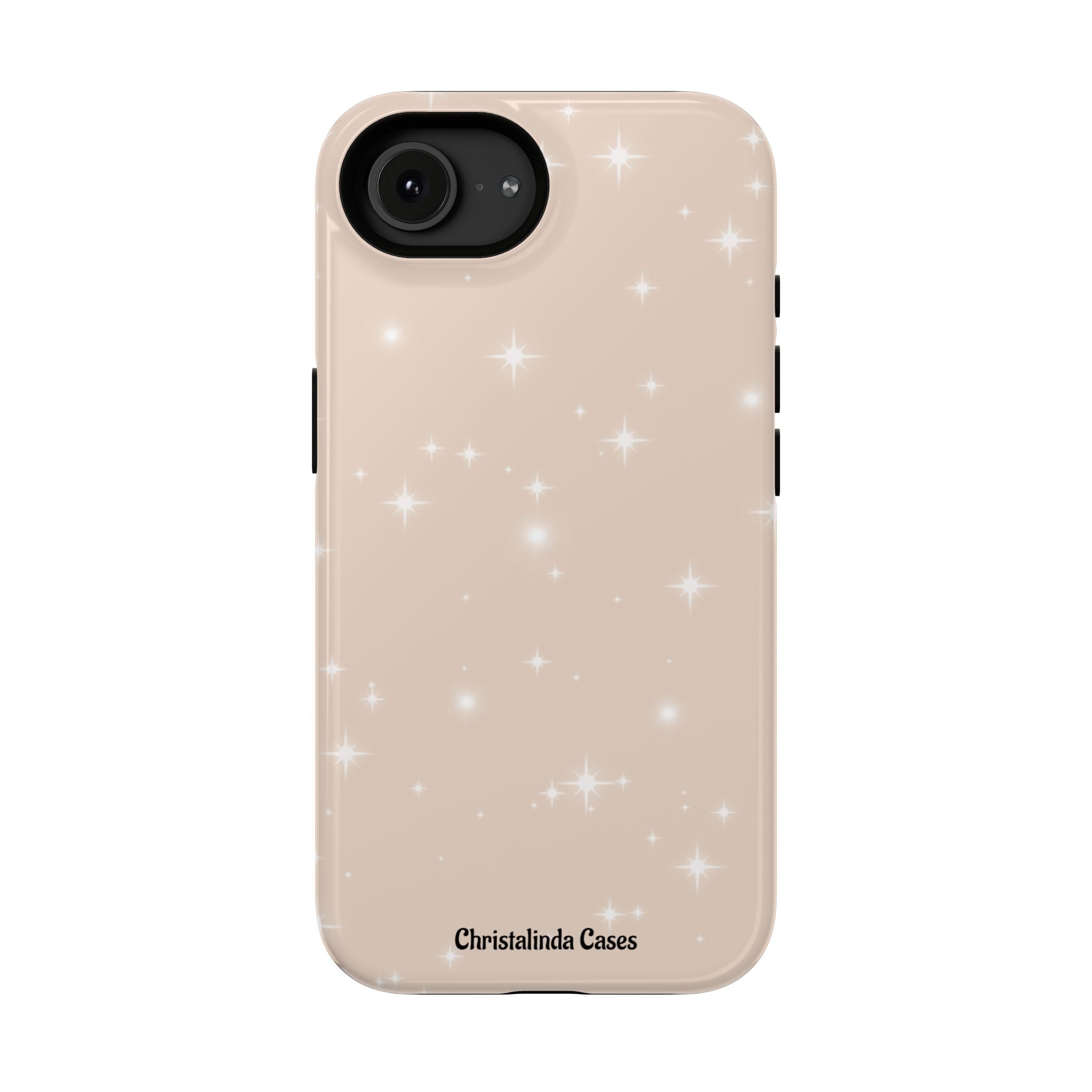 Sparkling Beige Impact-Resistant MagSafe Phone Case