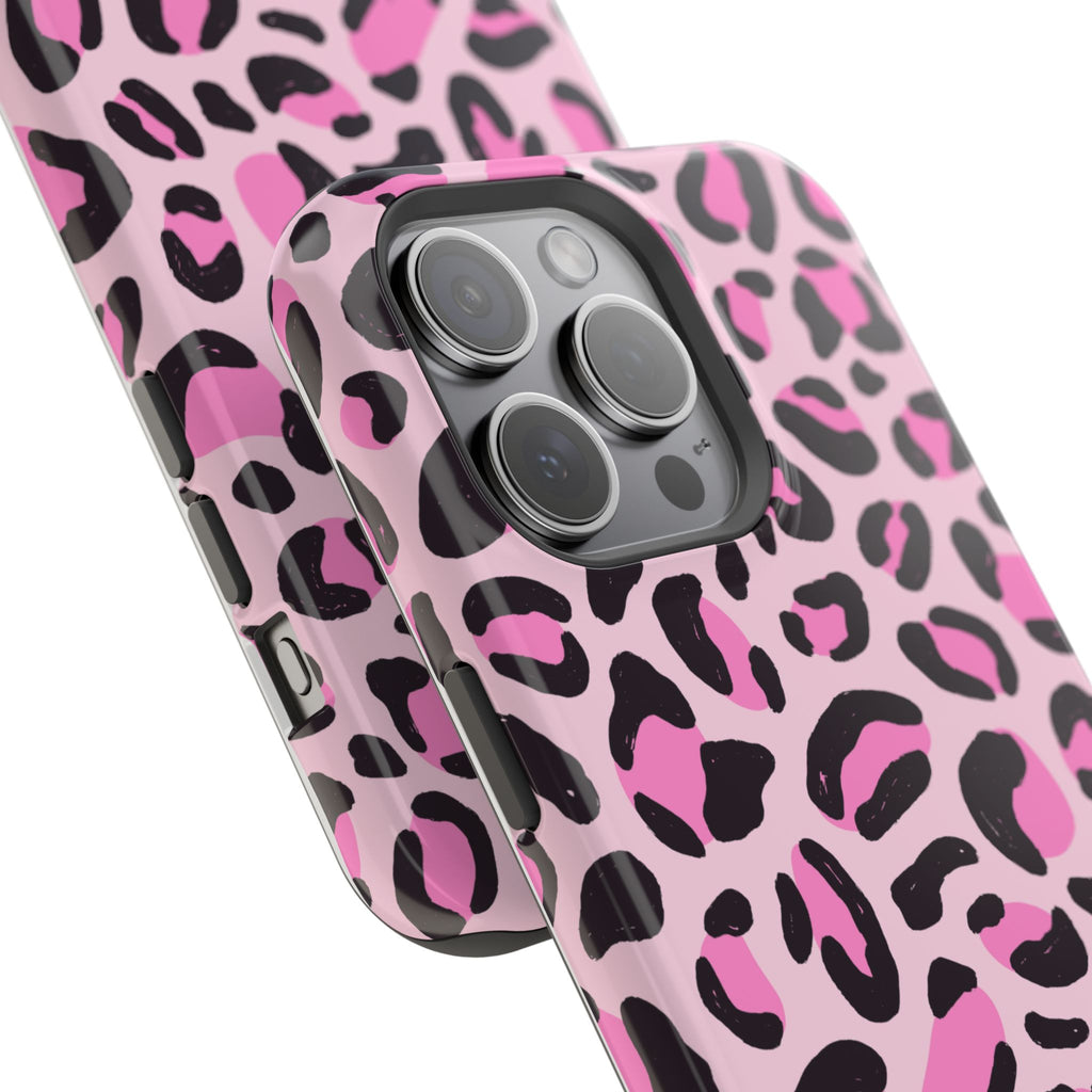 Pink Safari Impact-Resistant MagSafe Phone Case