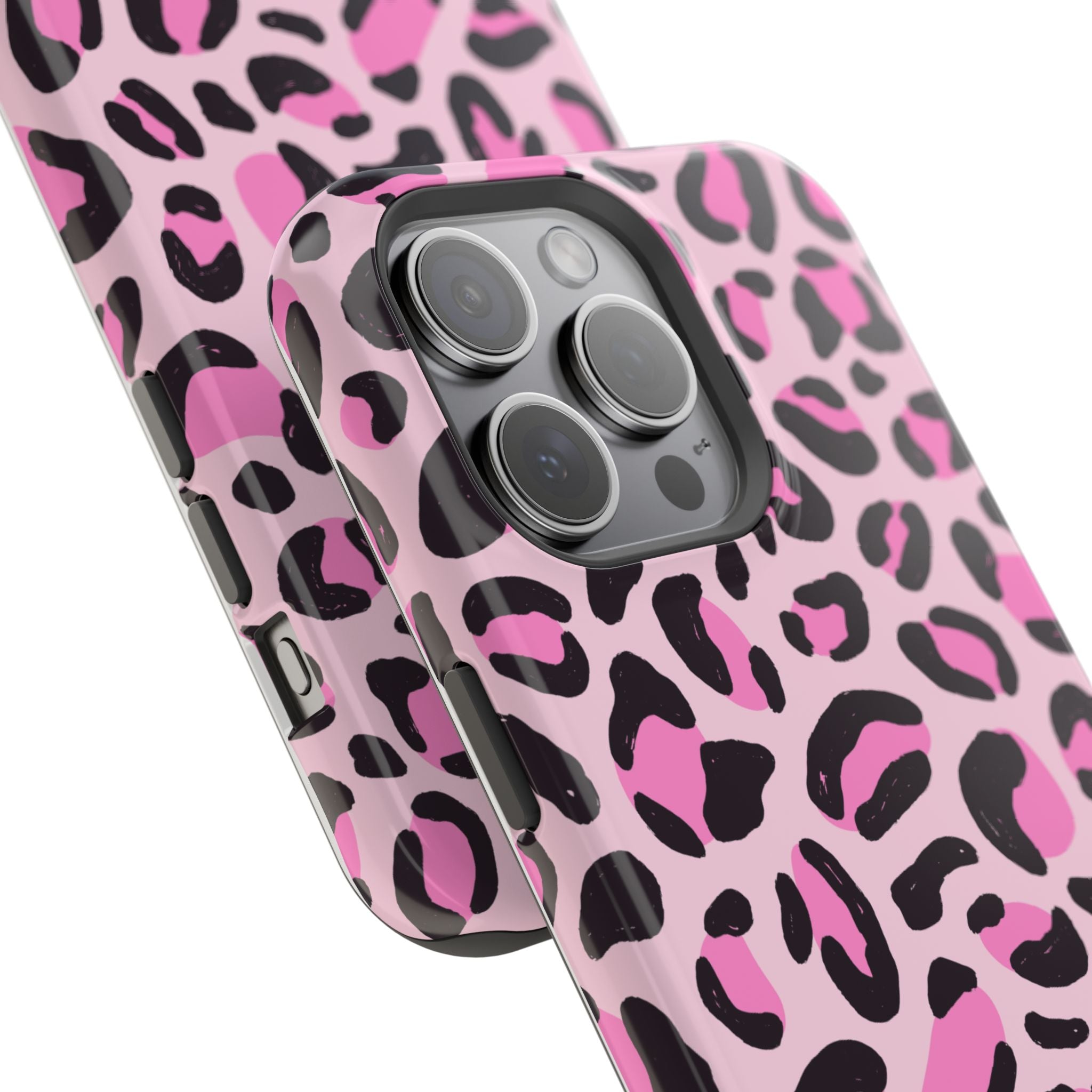 Pink Safari Impact-Resistant MagSafe Phone Case