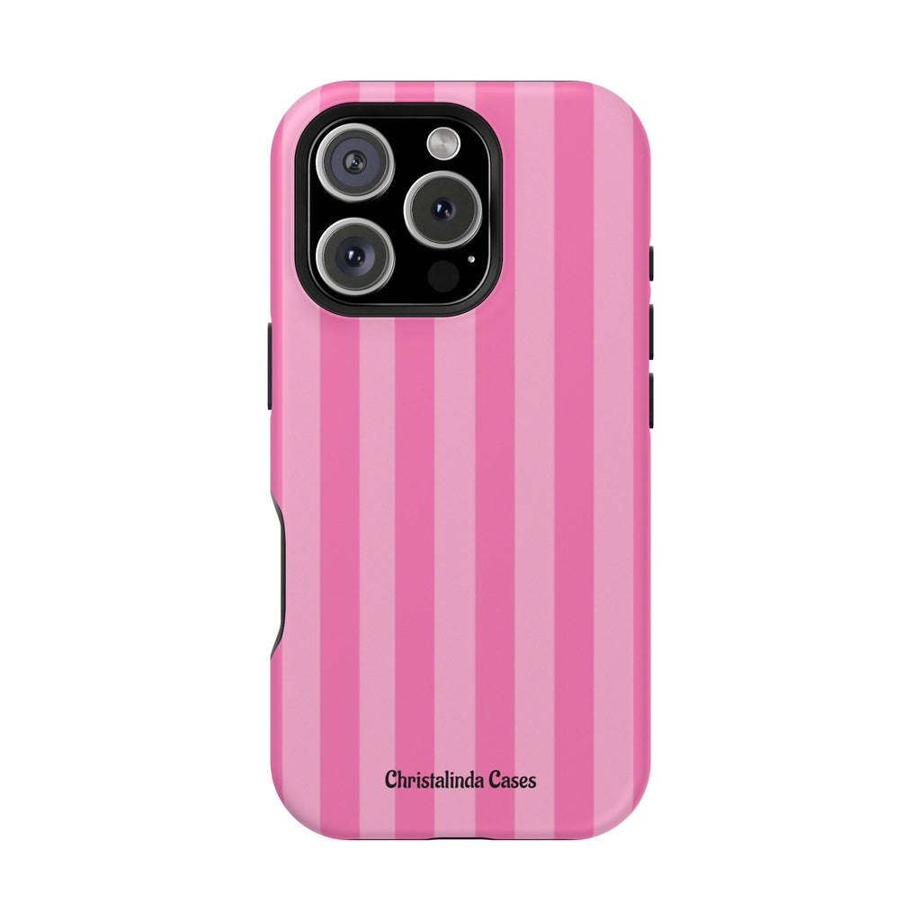 Pretty In Stripes Impact-Resistant MagSafe Phone Case