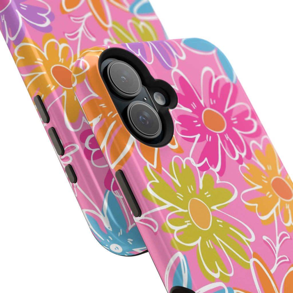 Flower Fiesta Impact-Resistant MagSafePhone Case