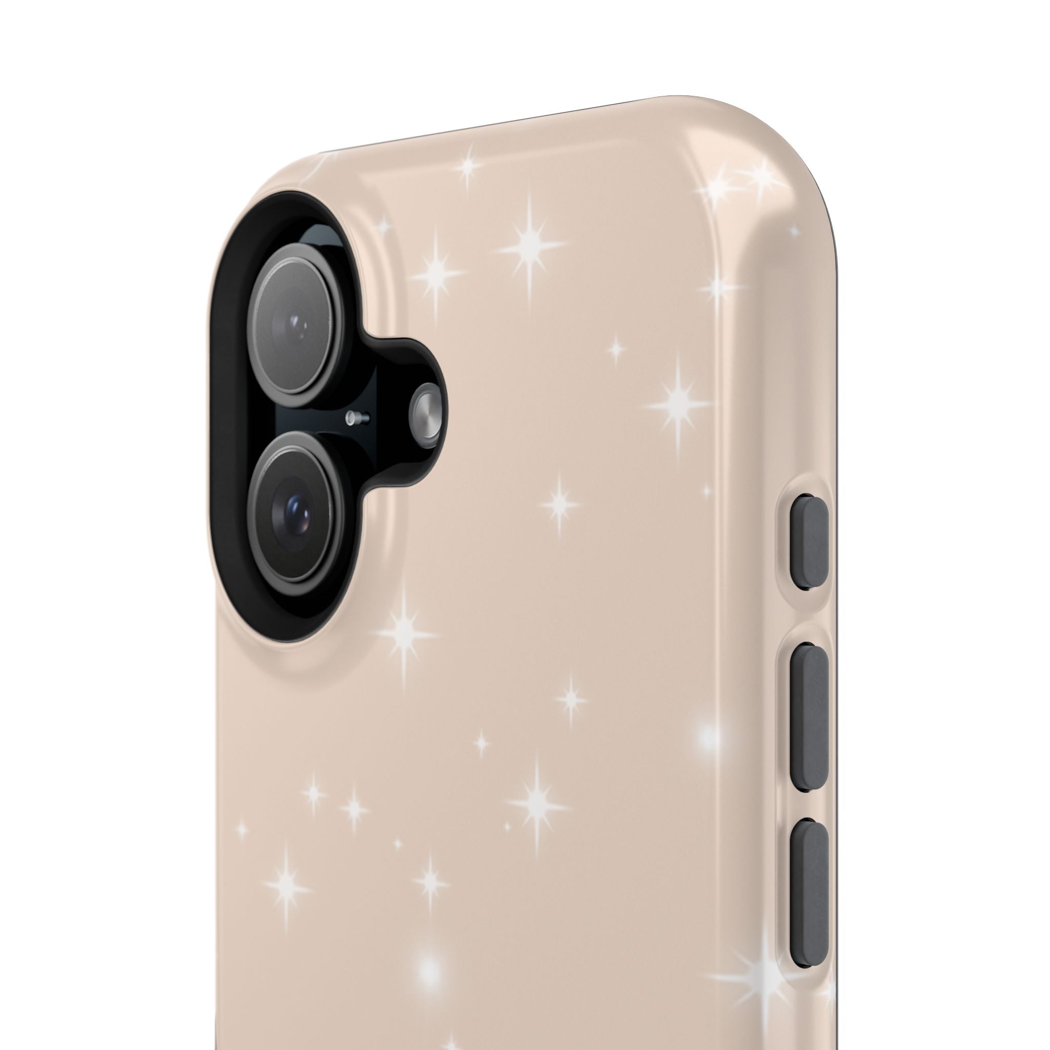 Sparkling Beige Impact-Resistant MagSafe Phone Case