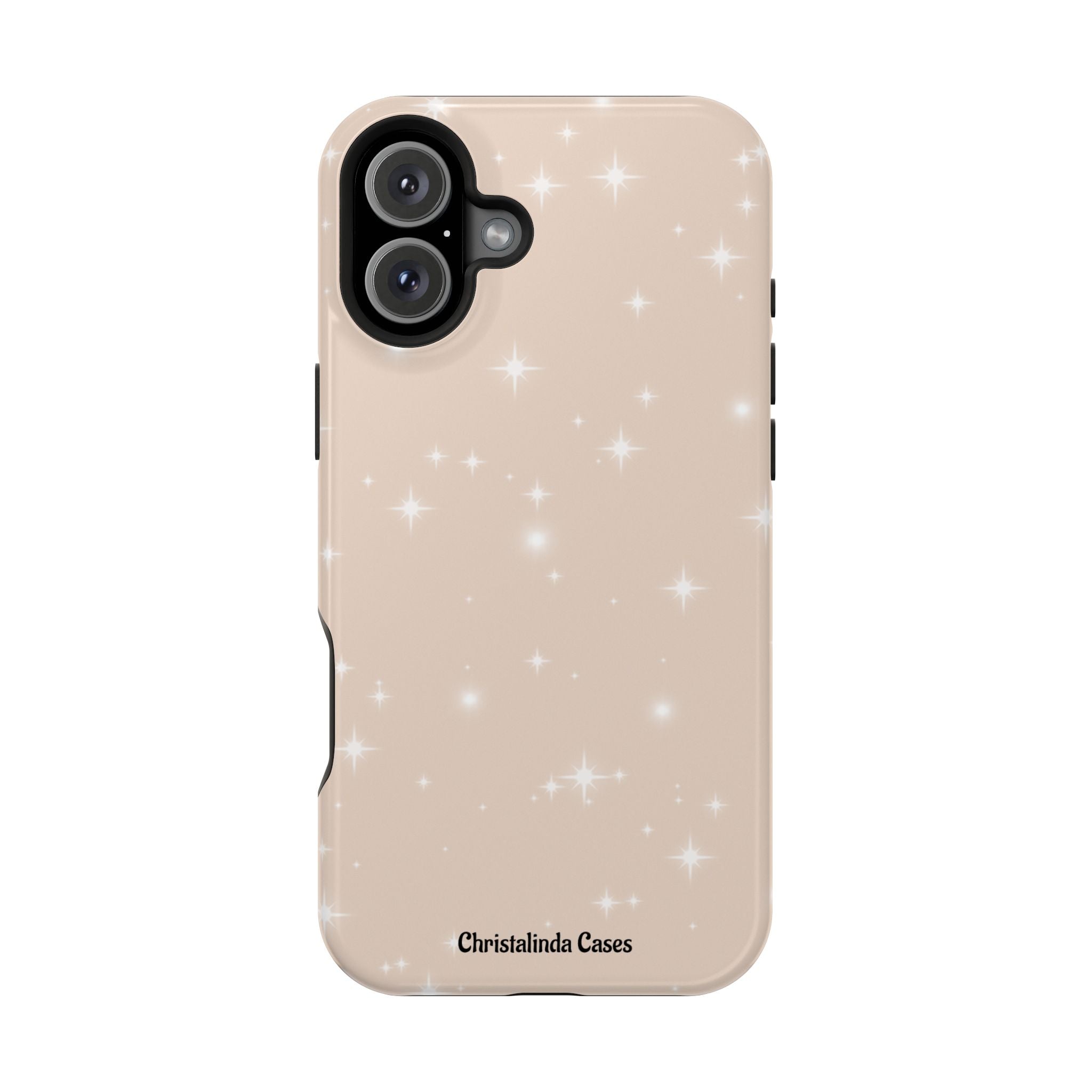 Sparkling Beige Impact-Resistant MagSafe Phone Case