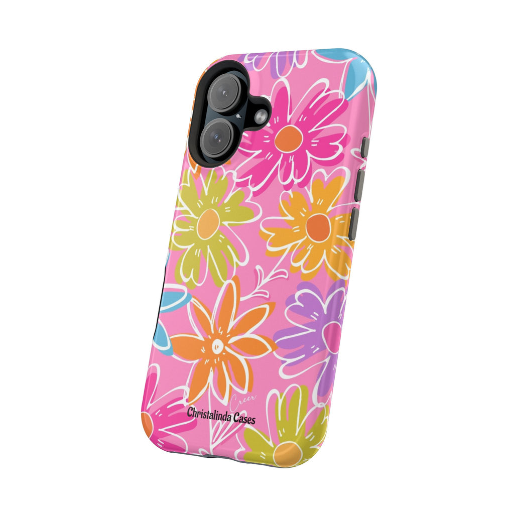 Flower Fiesta Impact-Resistant MagSafePhone Case