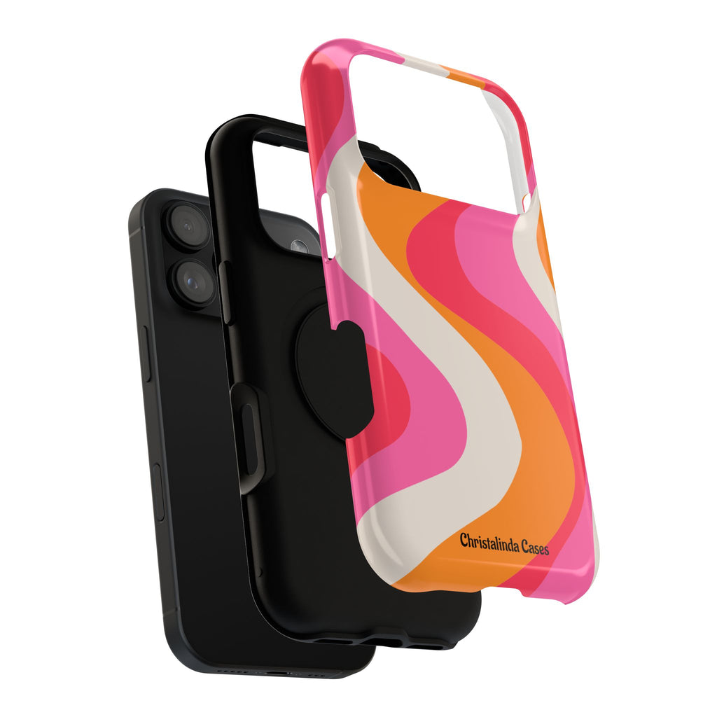 Sunset Sorbet Impact-Resistant MagSafe Phone Case
