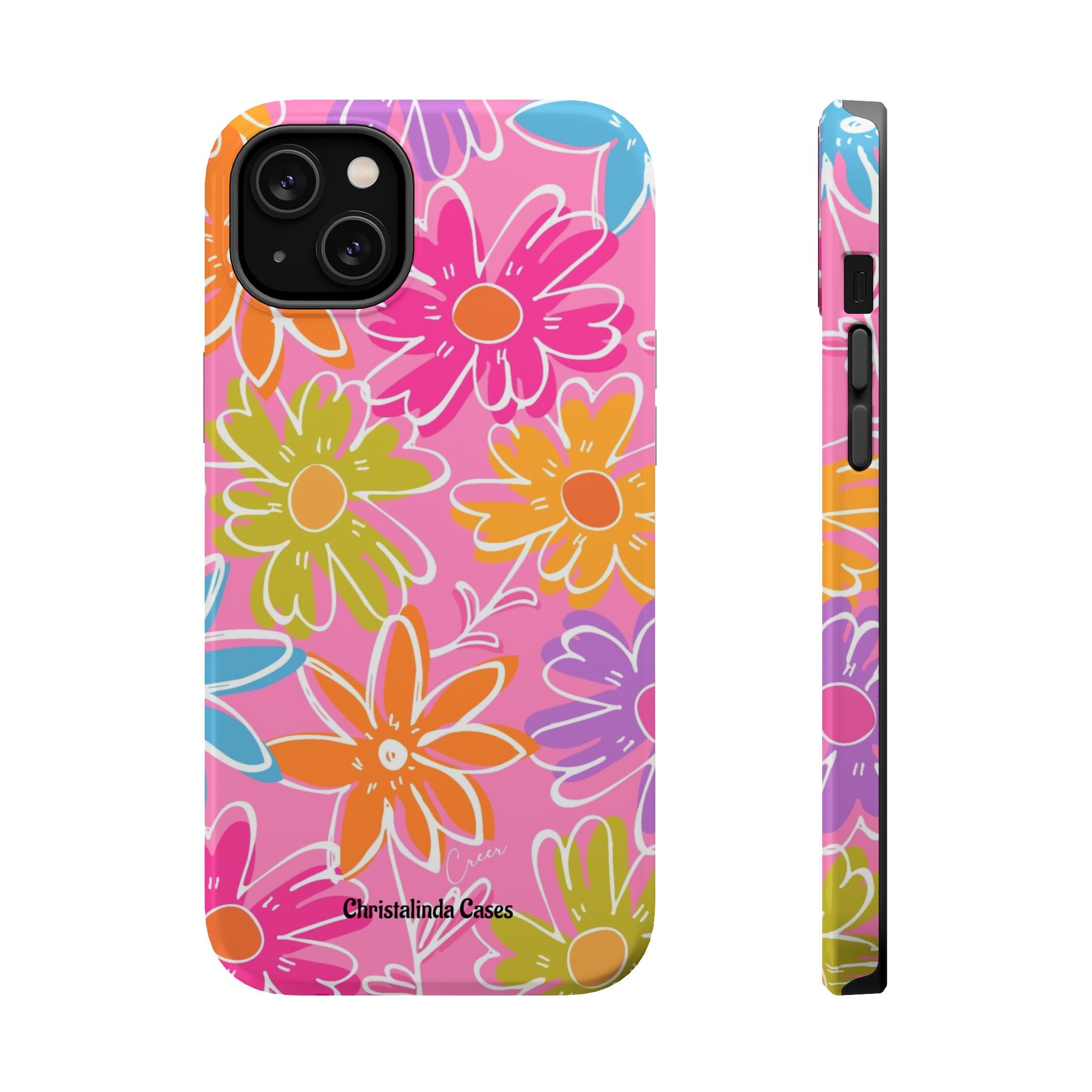 Flower Fiesta Impact-Resistant MagSafePhone Case