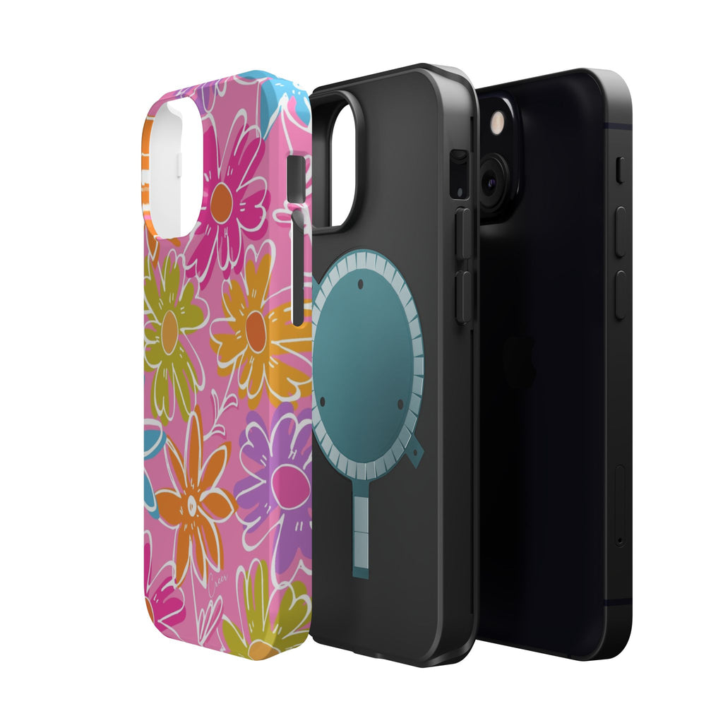 Flower Fiesta Impact-Resistant MagSafePhone Case