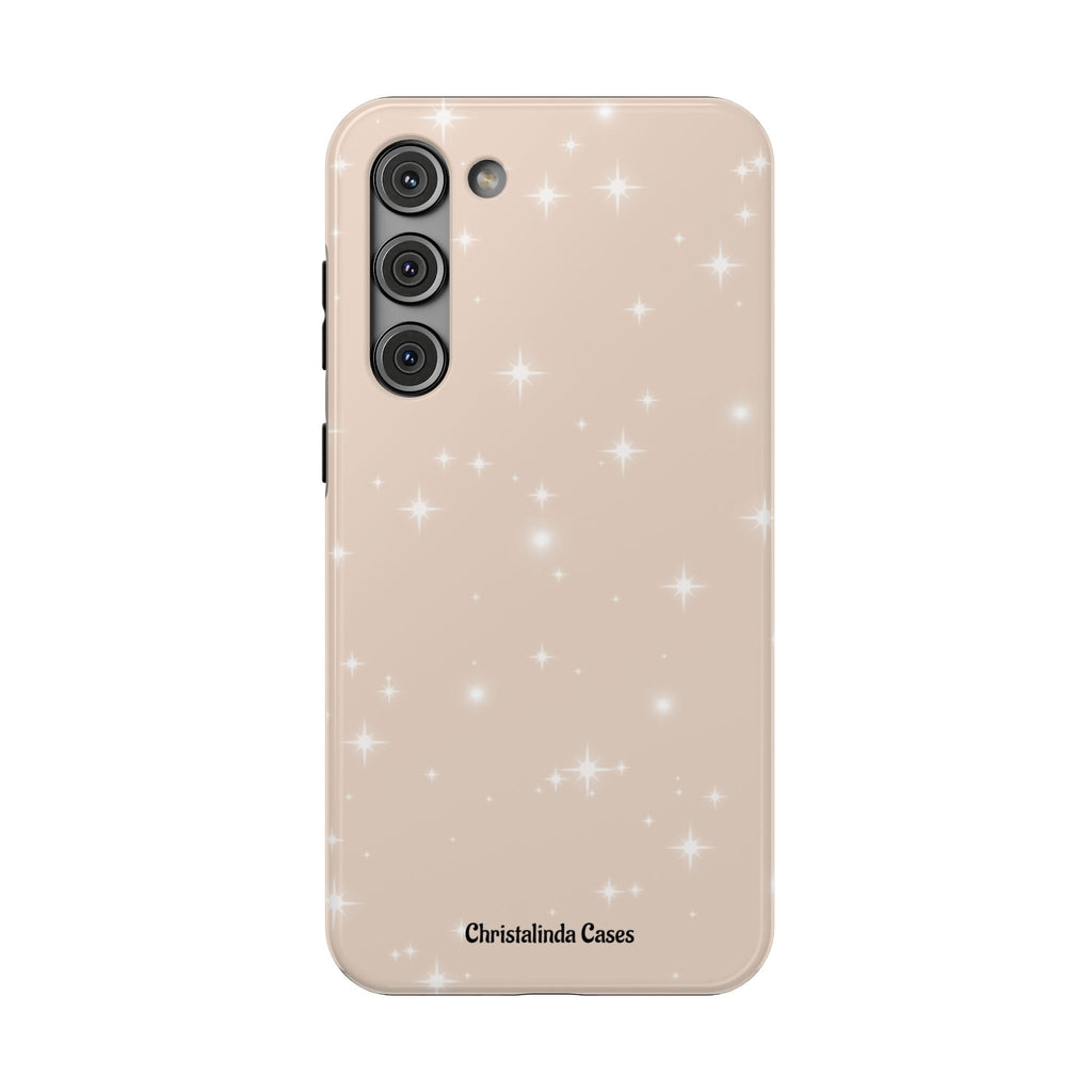 Sparkling Beige Impact-Resistant MagSafe Phone Case