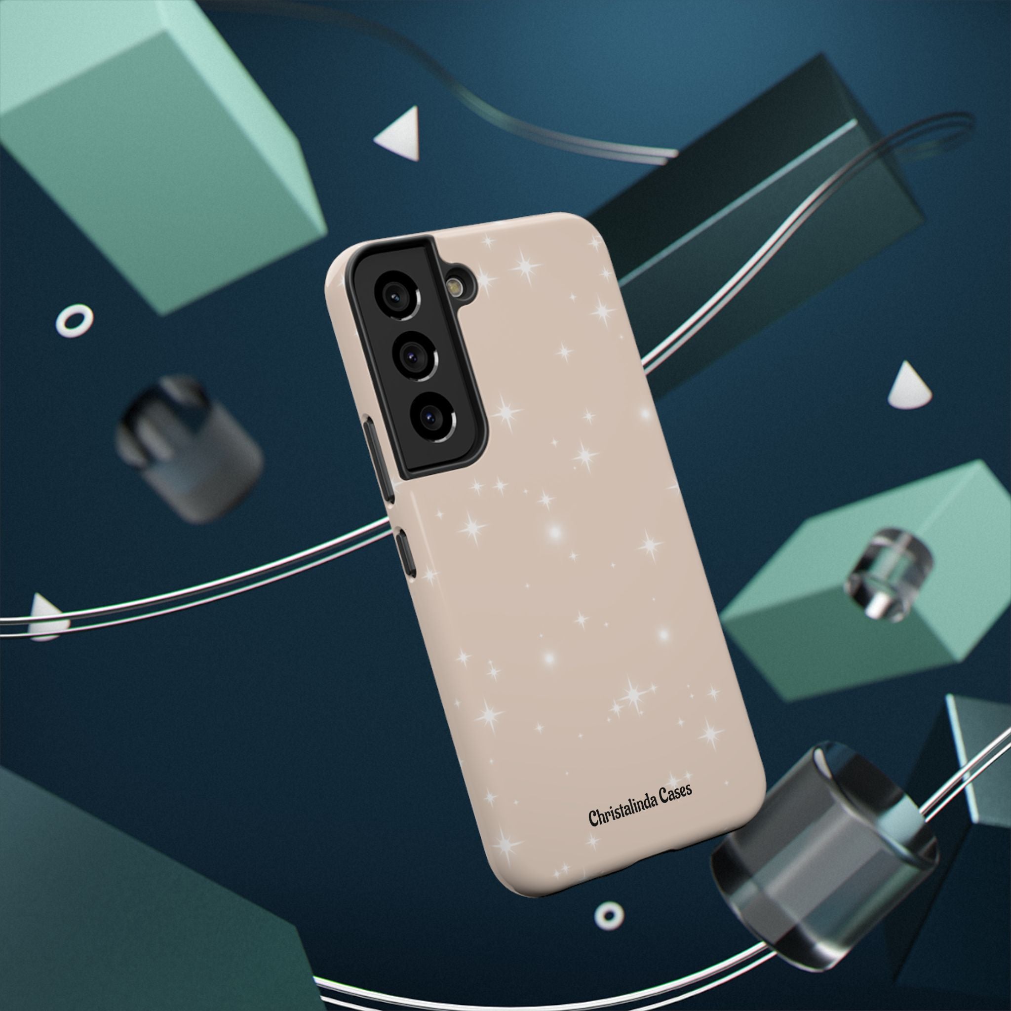 Sparkling Beige Impact-Resistant MagSafe Phone Case