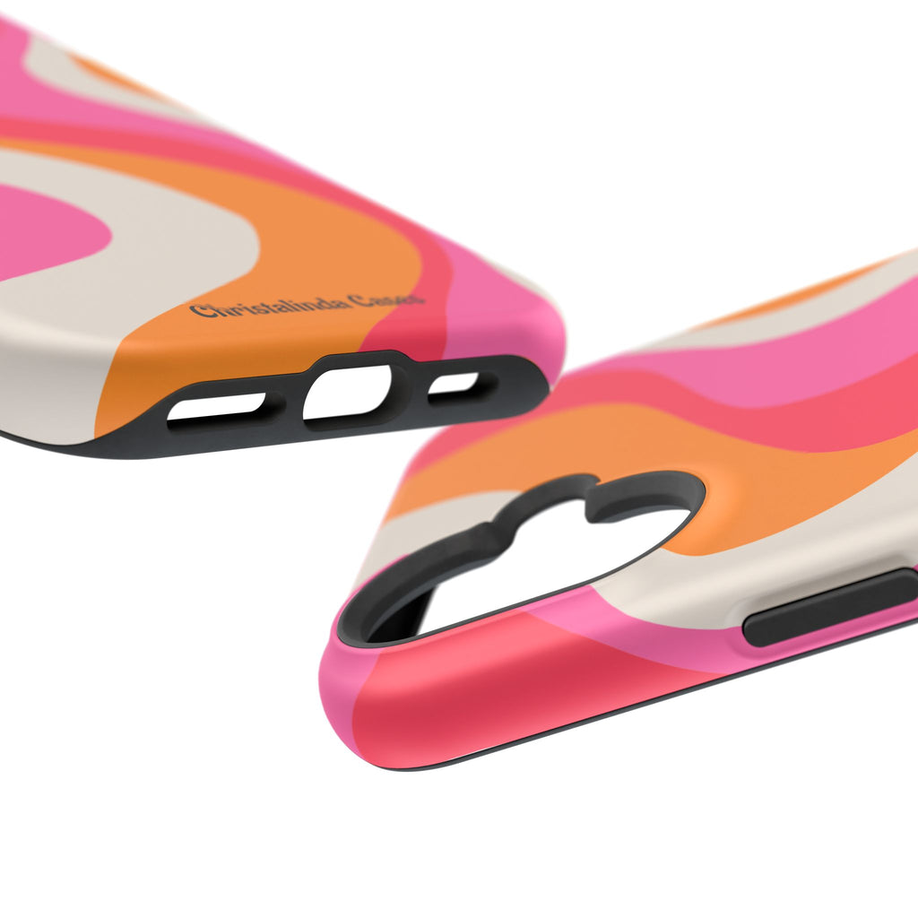 Sunset Sorbet Impact-Resistant MagSafe Phone Case