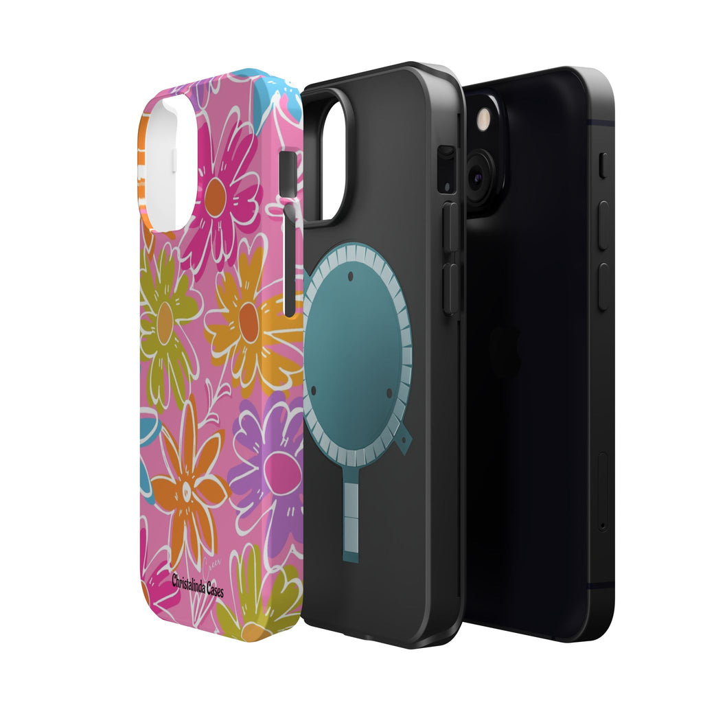 Flower Fiesta Impact-Resistant MagSafePhone Case