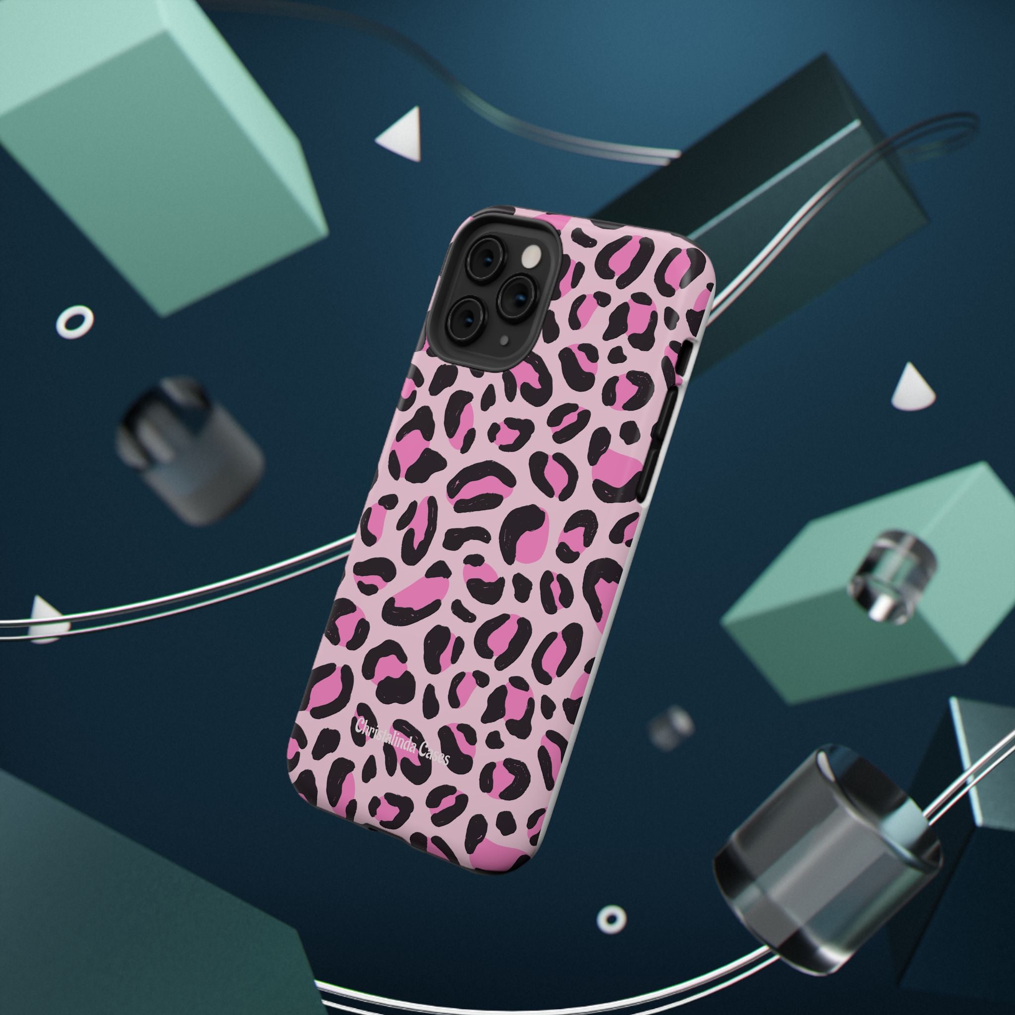 Pink Safari Impact-Resistant MagSafe Phone Case