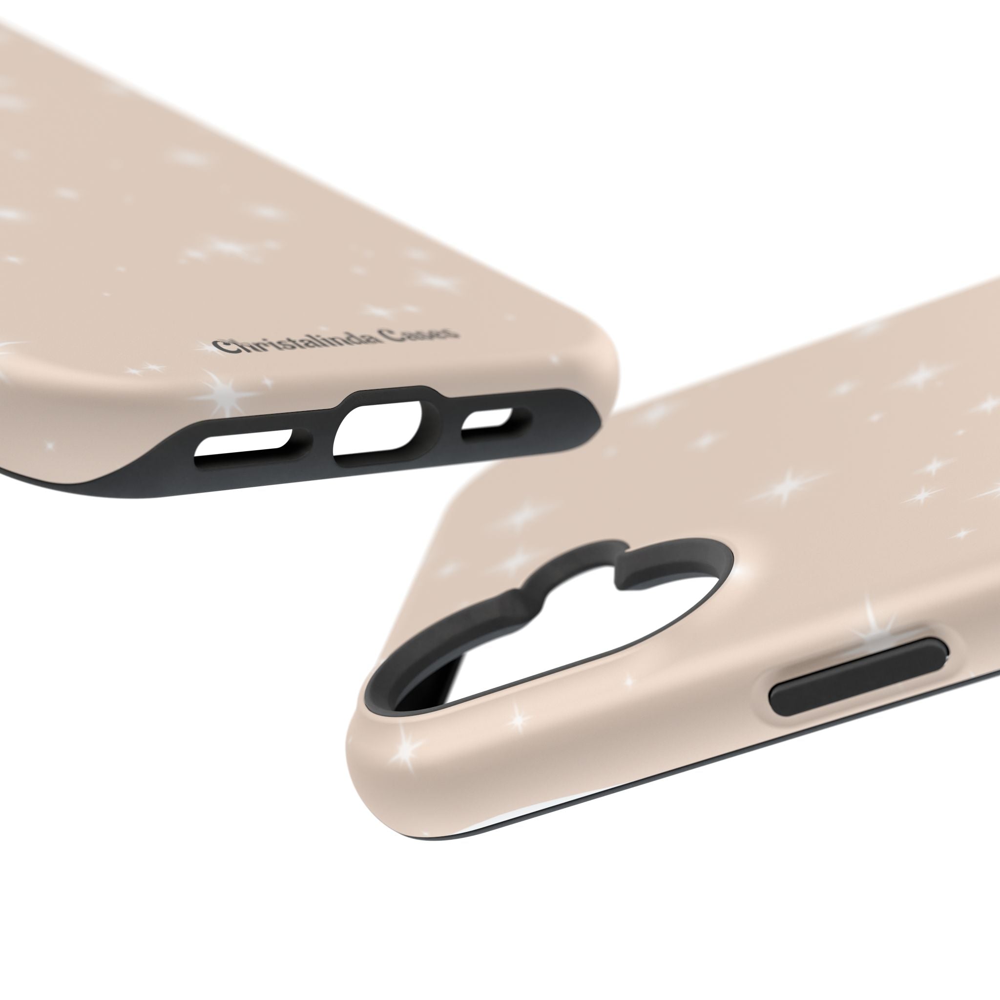 Sparkling Beige Impact-Resistant MagSafe Phone Case