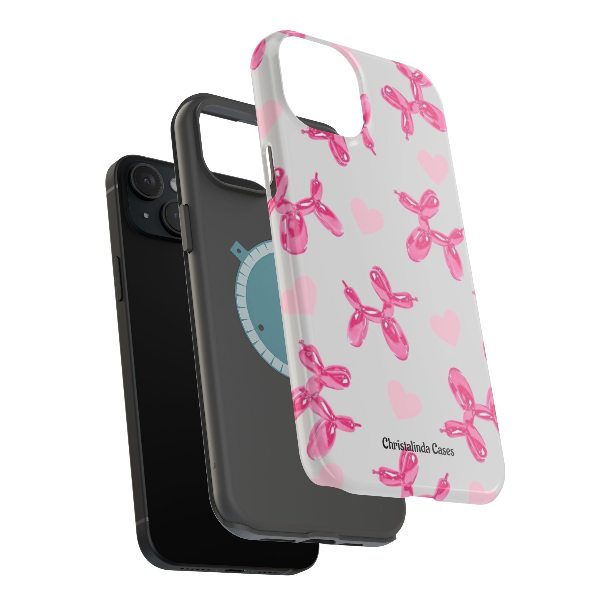 Balloon Charm Impact-Resistant MagSafe phone case