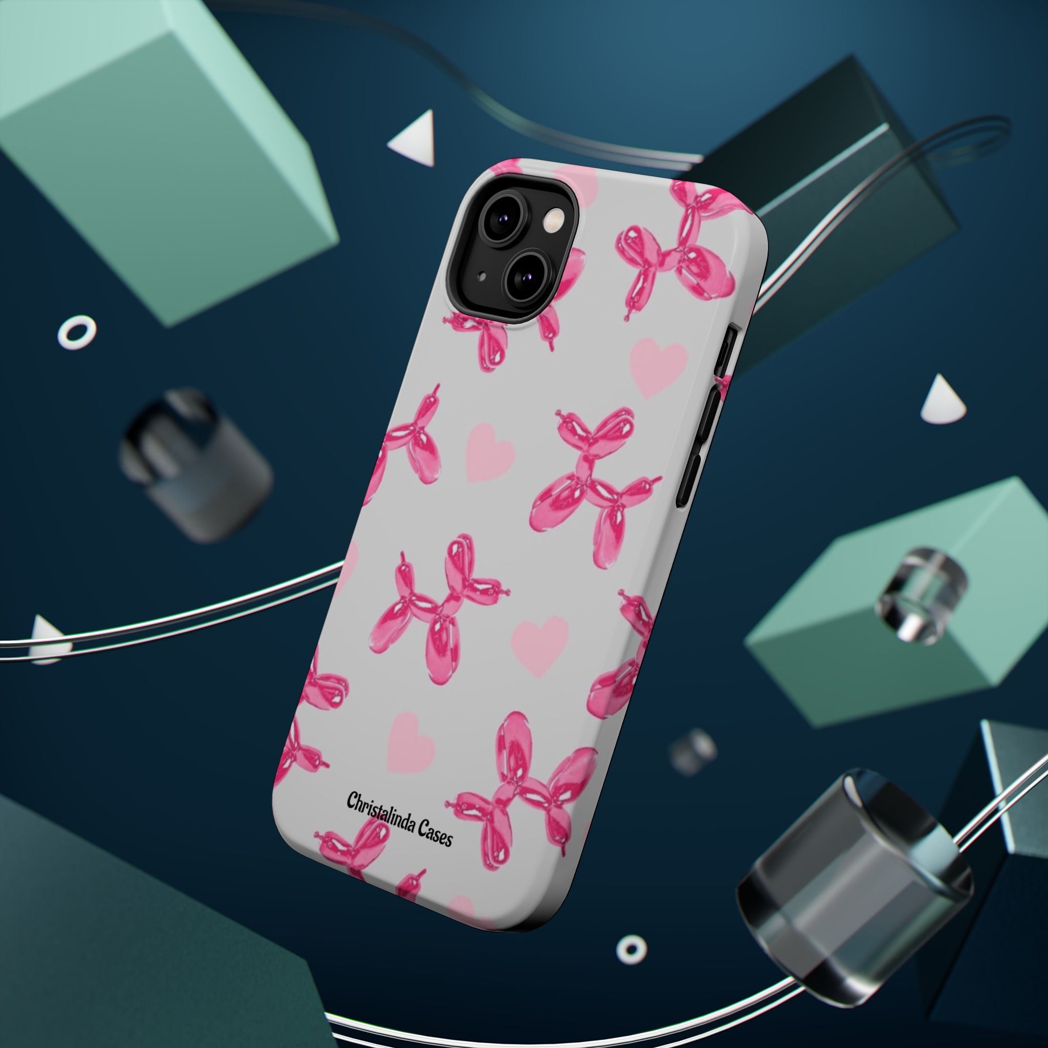 Balloon Charm Impact-Resistant MagSafe phone case