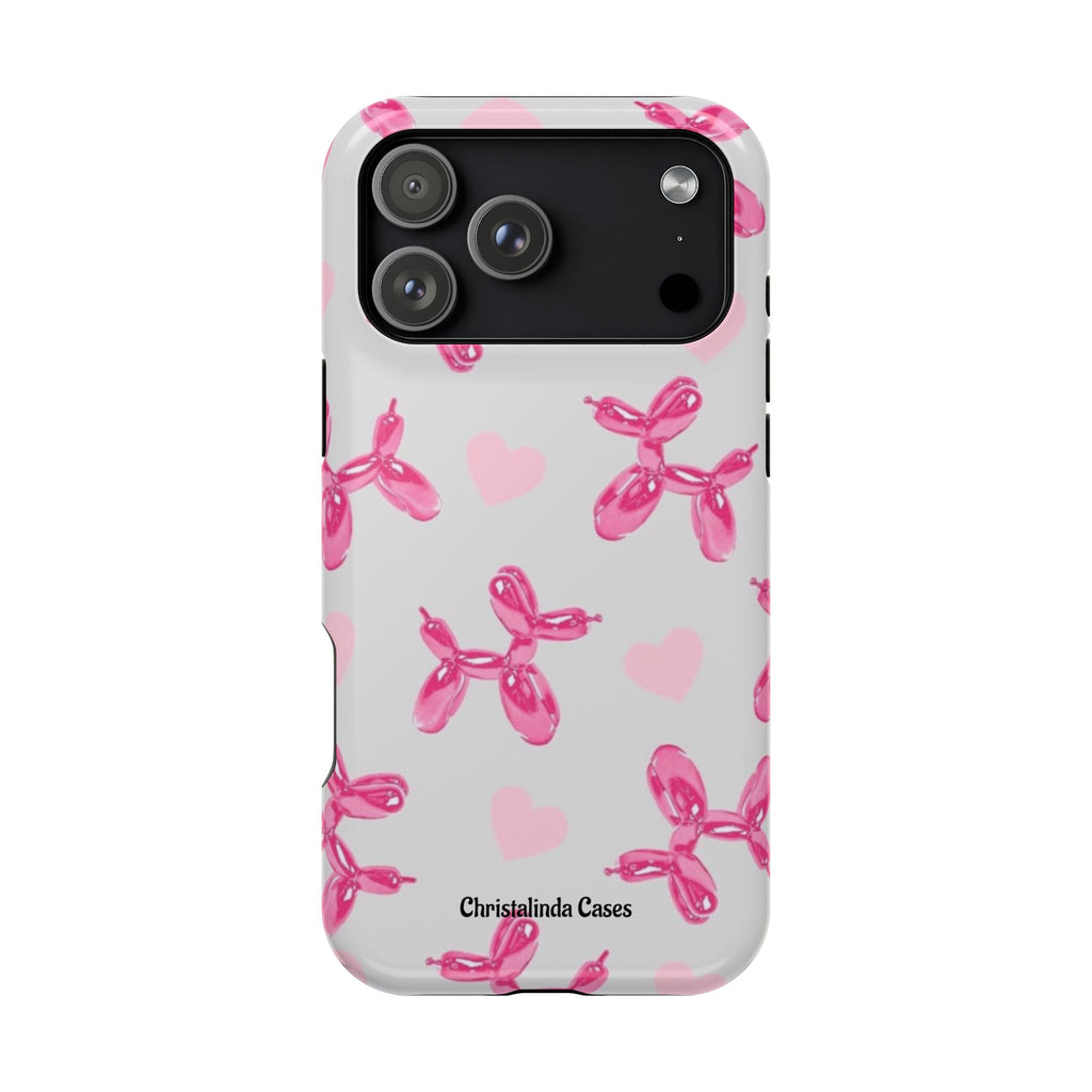 Balloon Charm Impact-Resistant MagSafe phone case