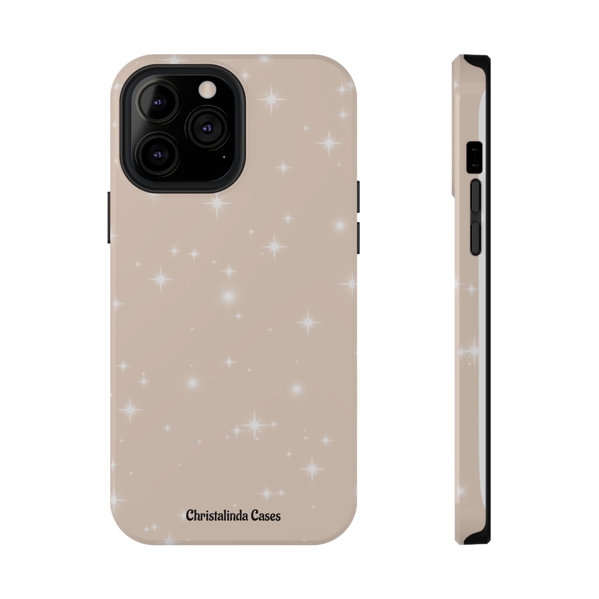 Sparkling Beige Impact-Resistant MagSafe Phone Case