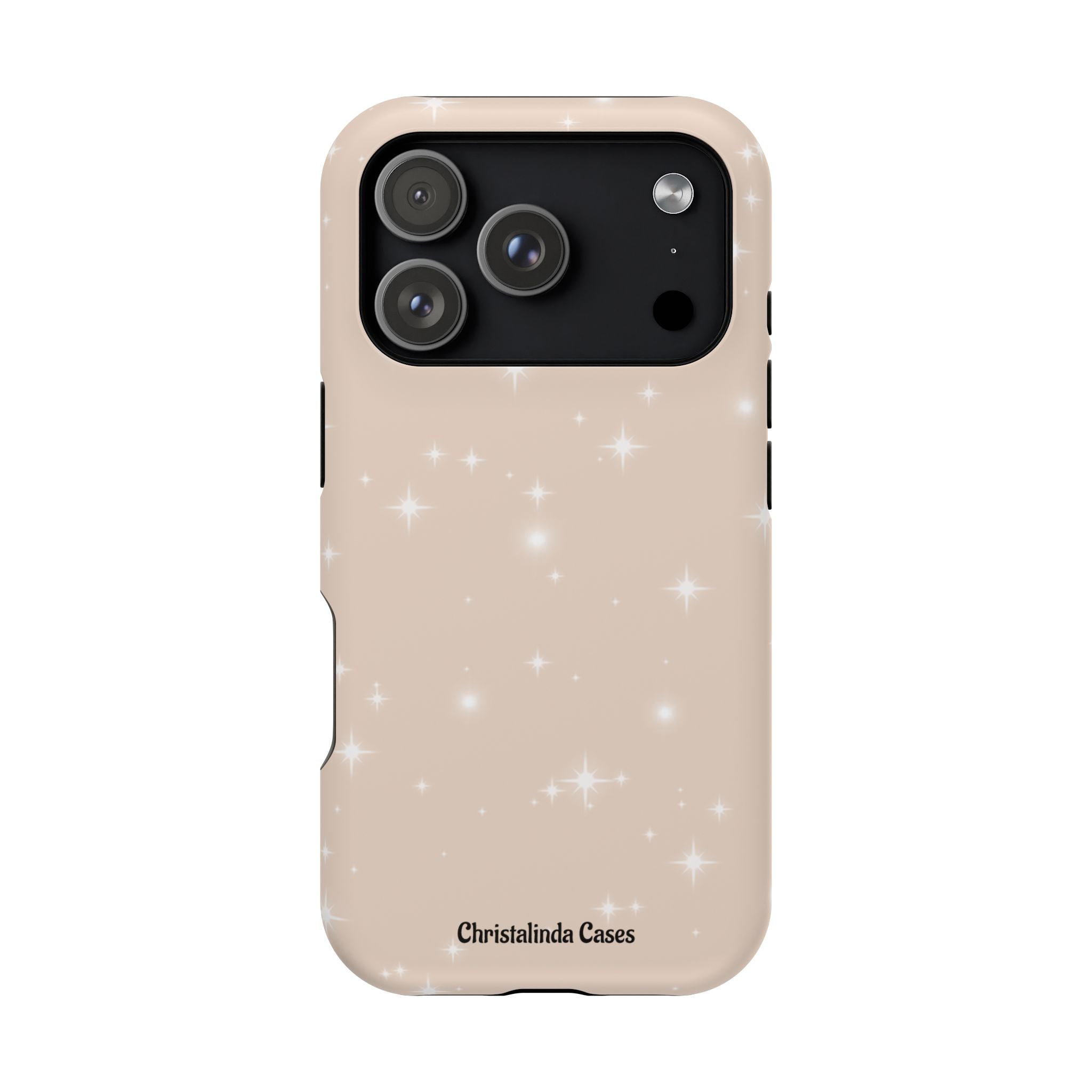 Sparkling Beige Impact-Resistant MagSafe Phone Case