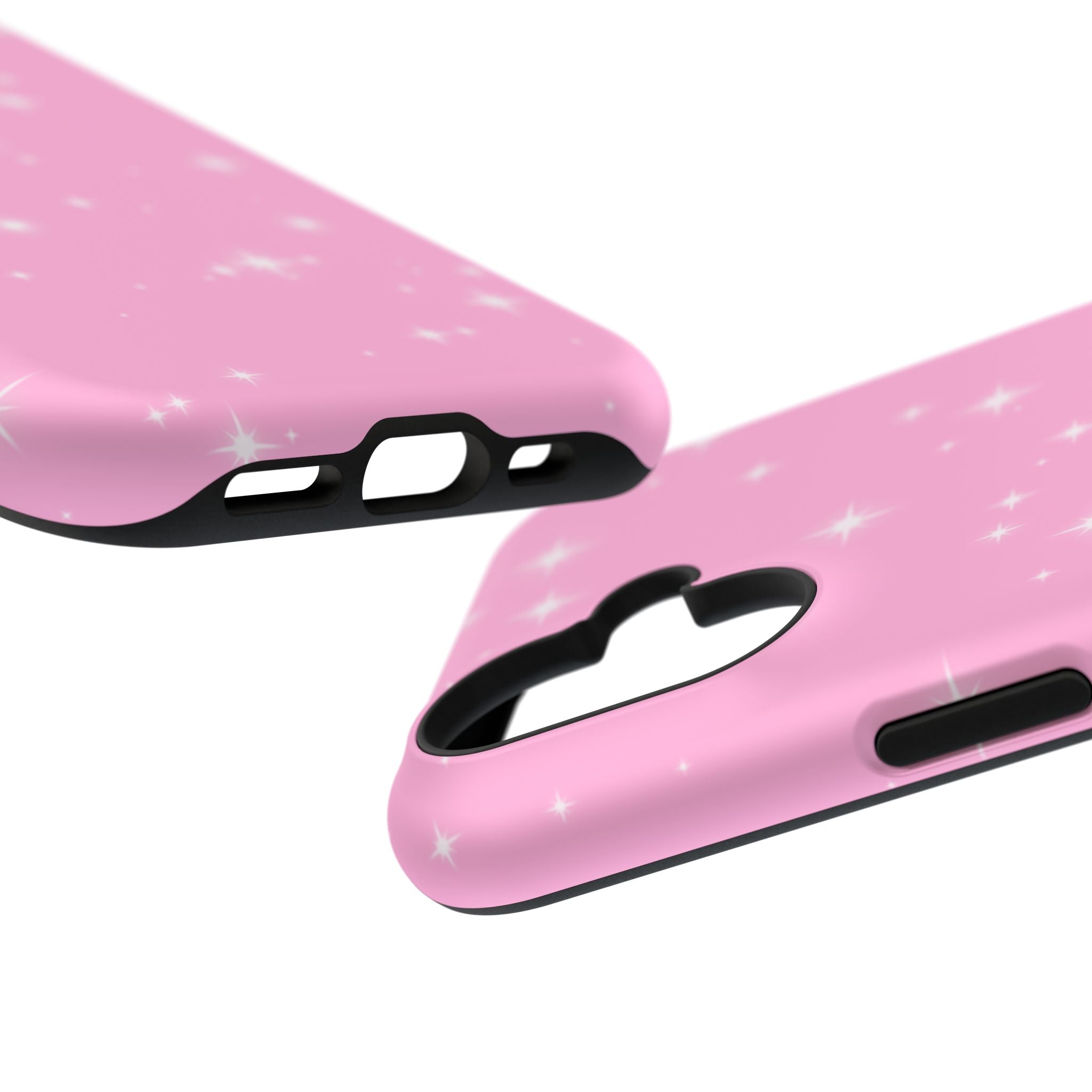 Sparkling Pink Impact-Resistant MagSafe Phone Case