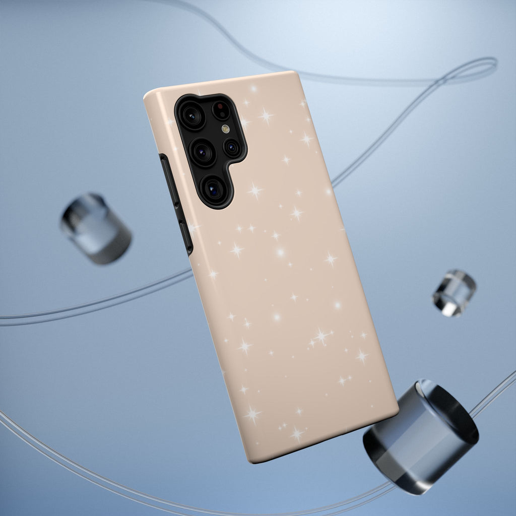 Sparkling Beige Impact-Resistant MagSafe Phone Case