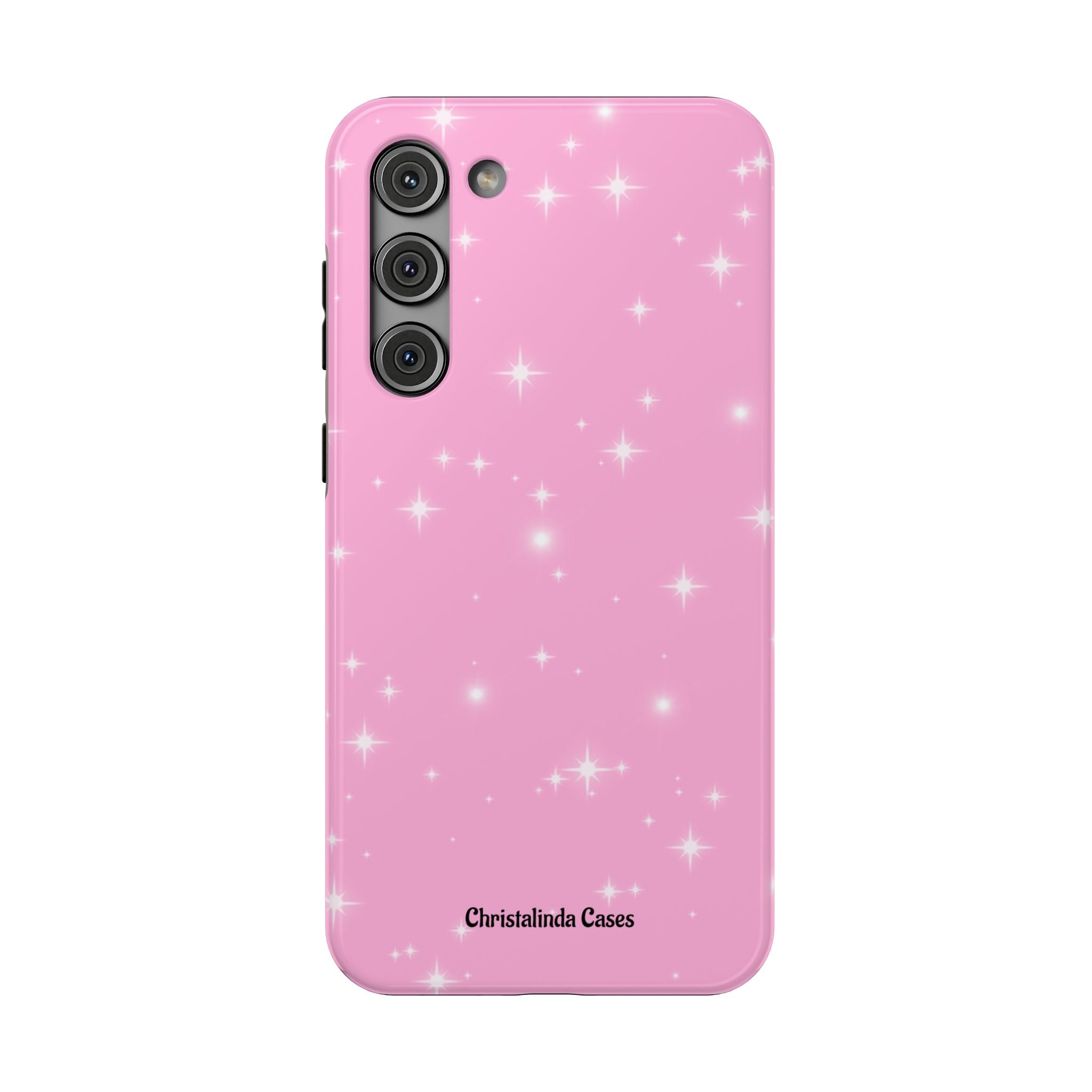 Sparkling Pink Impact-Resistant MagSafe Phone Case