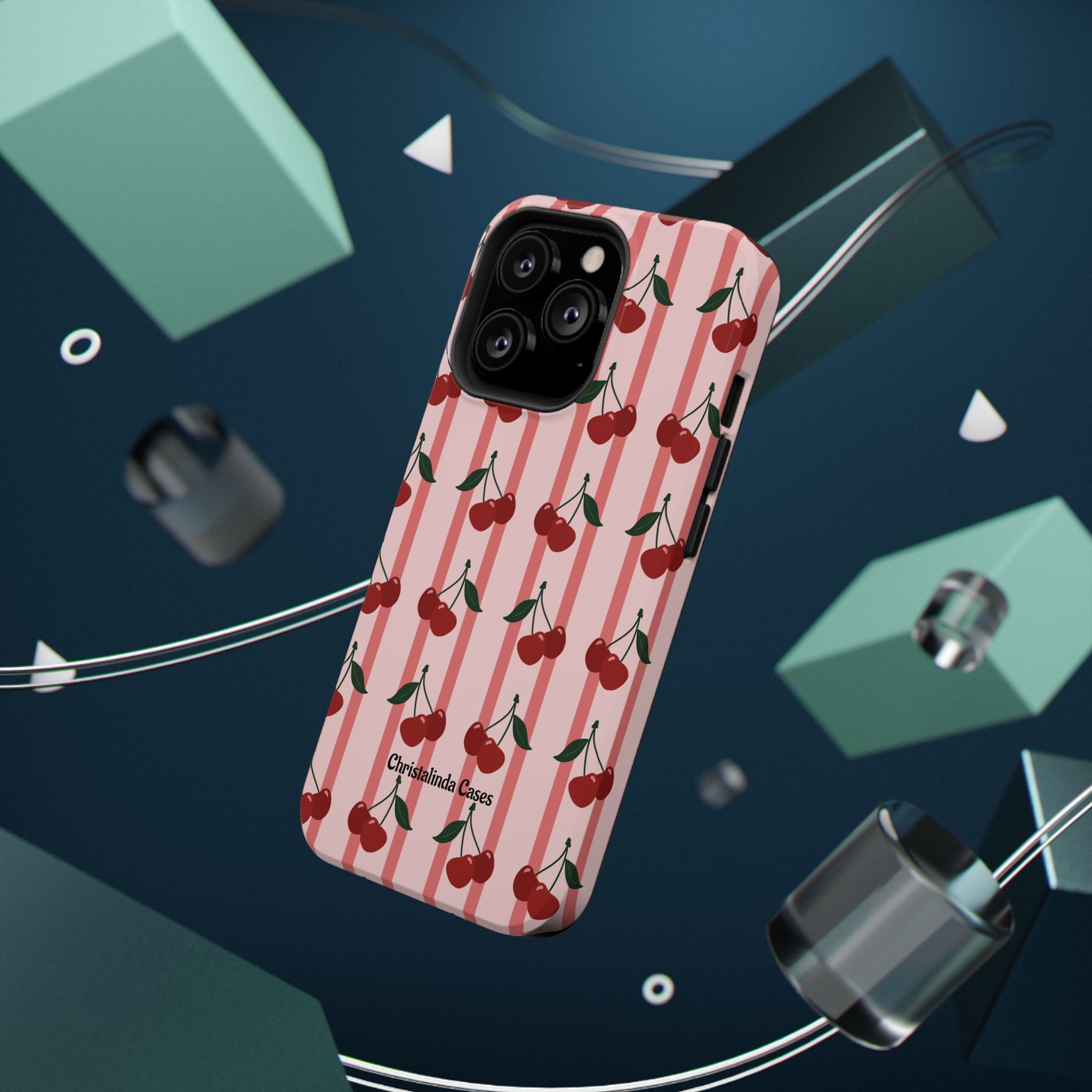 Cherry Kiss MagSafe Impact-Resistant Case