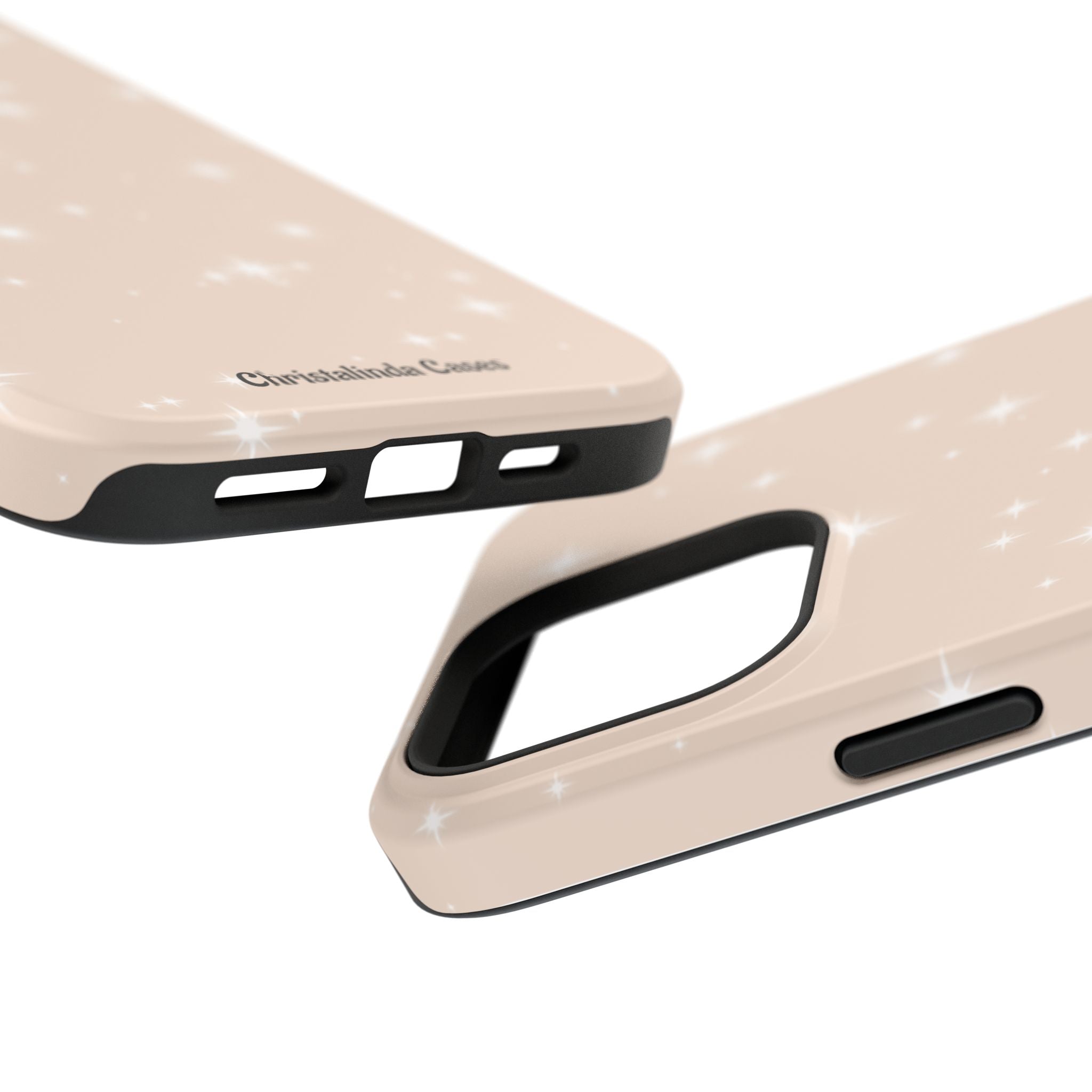 Sparkling Beige Impact-Resistant MagSafe Phone Case