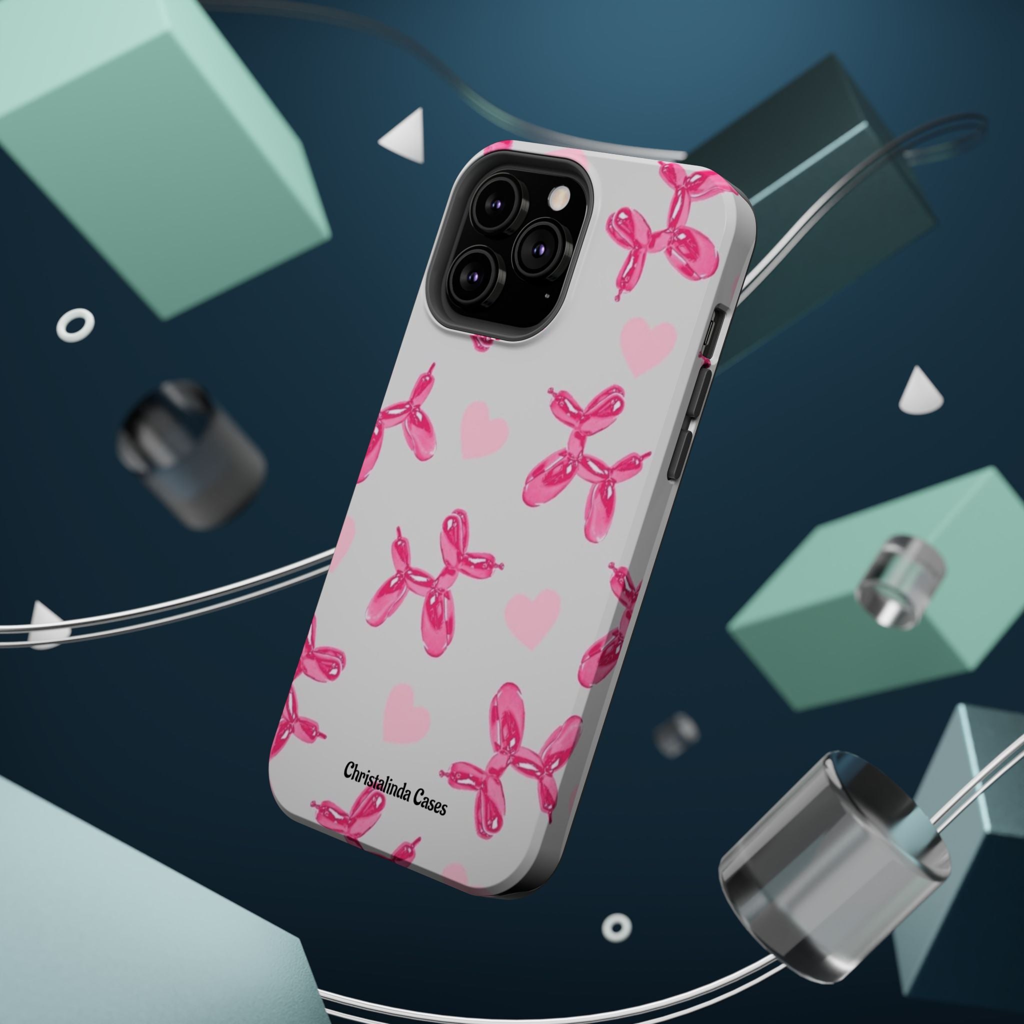 Balloon Charm Impact-Resistant MagSafe phone case