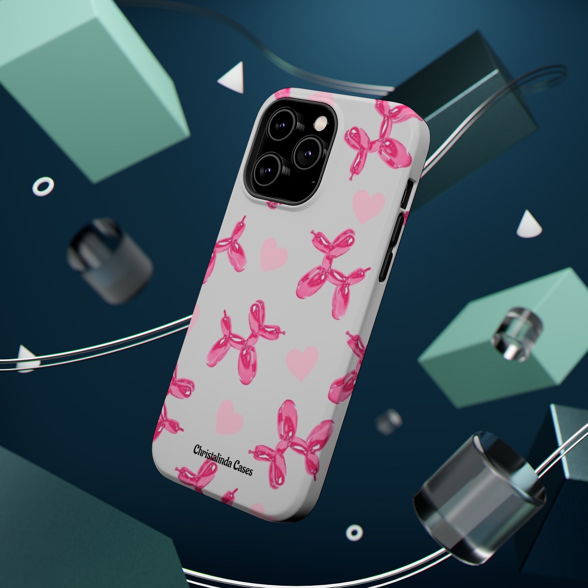 Balloon Charm Impact-Resistant MagSafe phone case