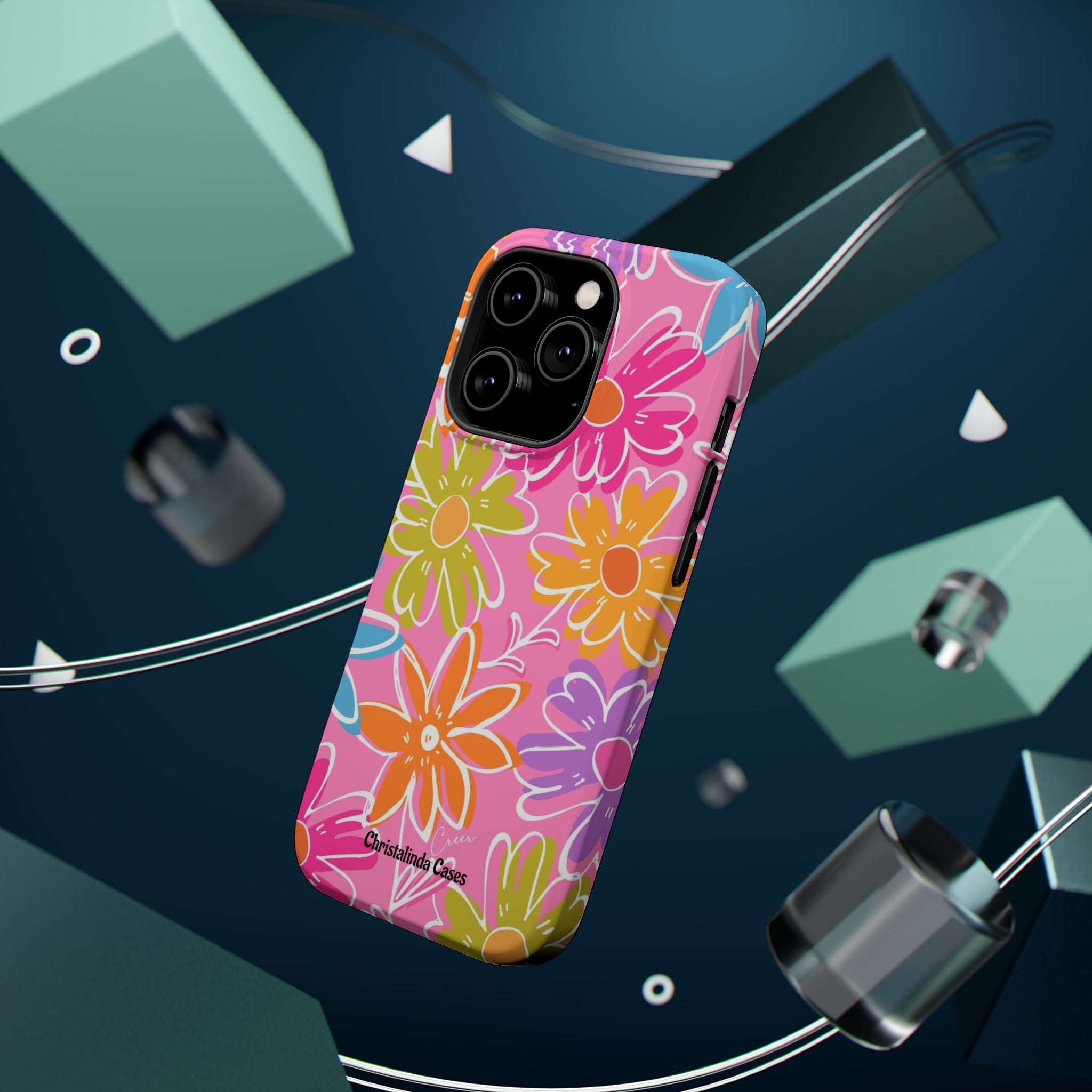Flower Fiesta Impact-Resistant MagSafePhone Case