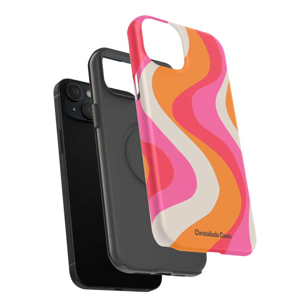 Sunset Sorbet Impact-Resistant MagSafe Phone Case