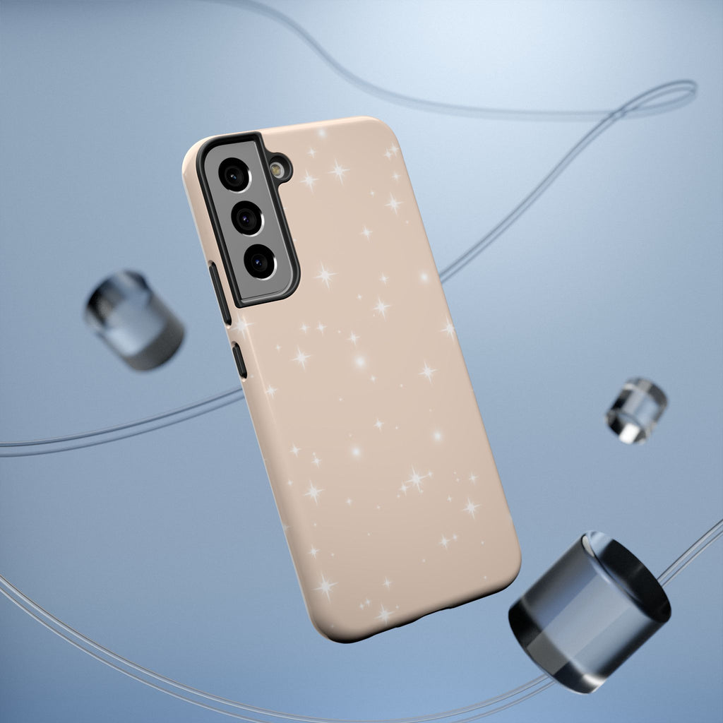 Sparkling Beige Impact-Resistant MagSafe Phone Case