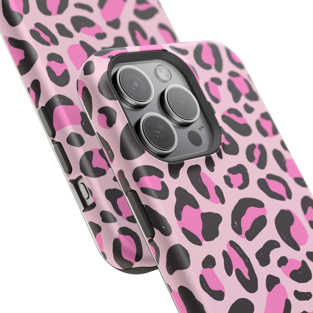 Pink Safari Impact-Resistant MagSafe Phone Case