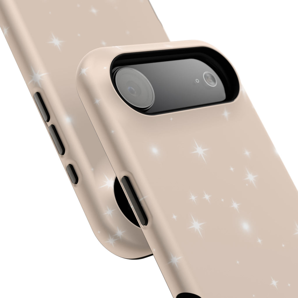 Sparkling Beige Impact-Resistant MagSafe Phone Case