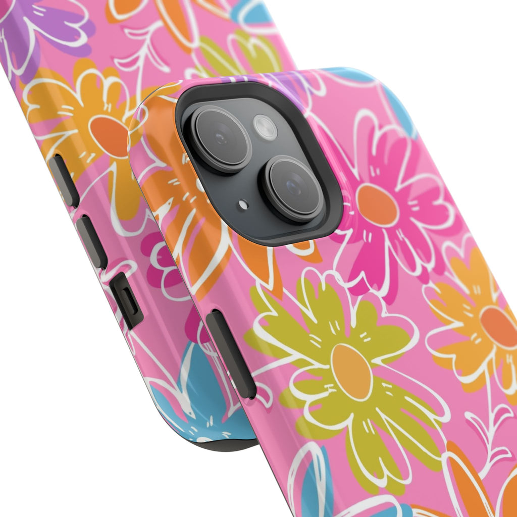 Flower Fiesta Impact-Resistant MagSafePhone Case