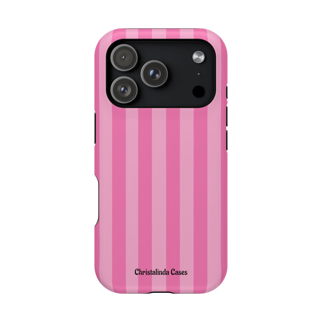 Pretty In Stripes Impact-Resistant MagSafe Phone Case