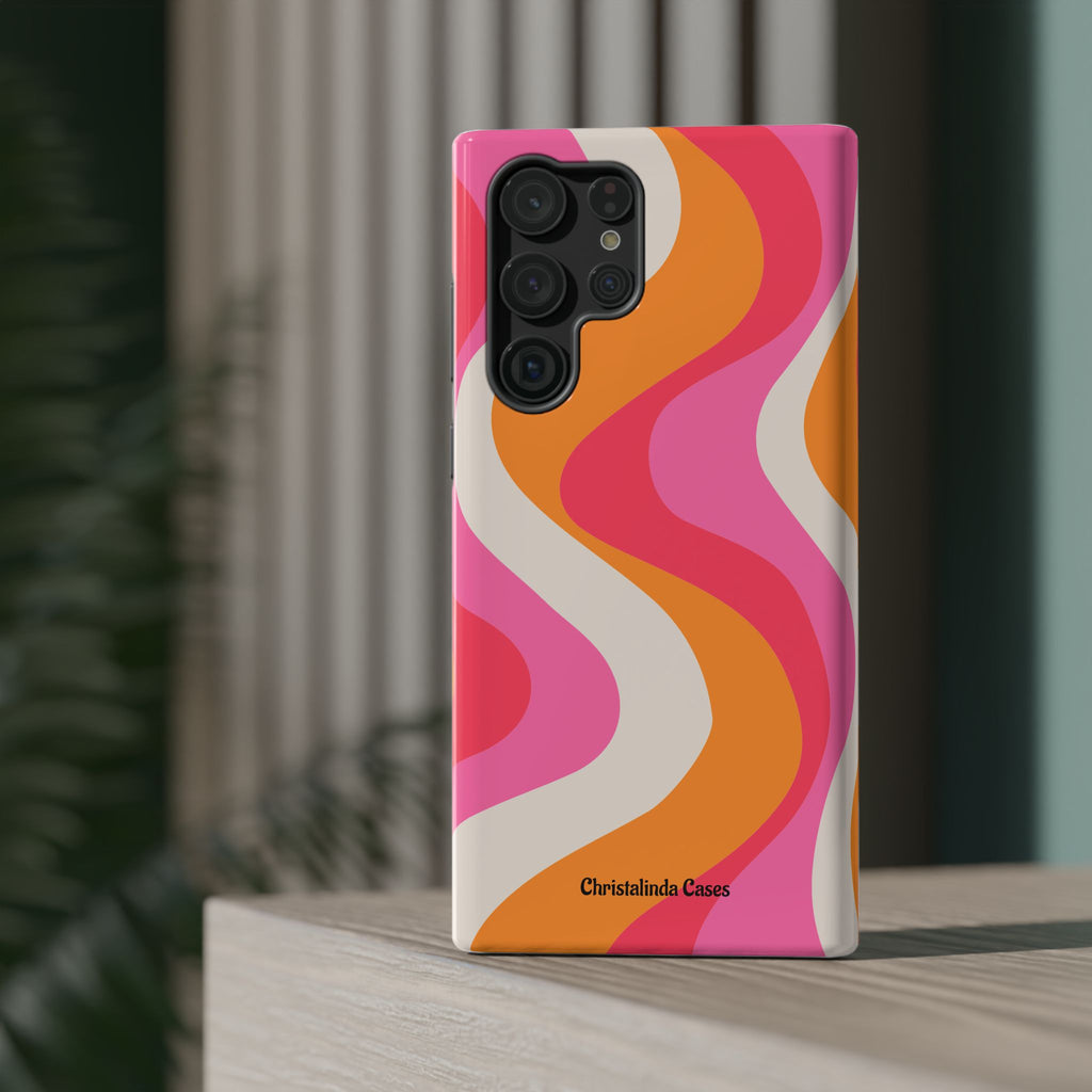 Sunset Sorbet Impact-Resistant MagSafe Phone Case