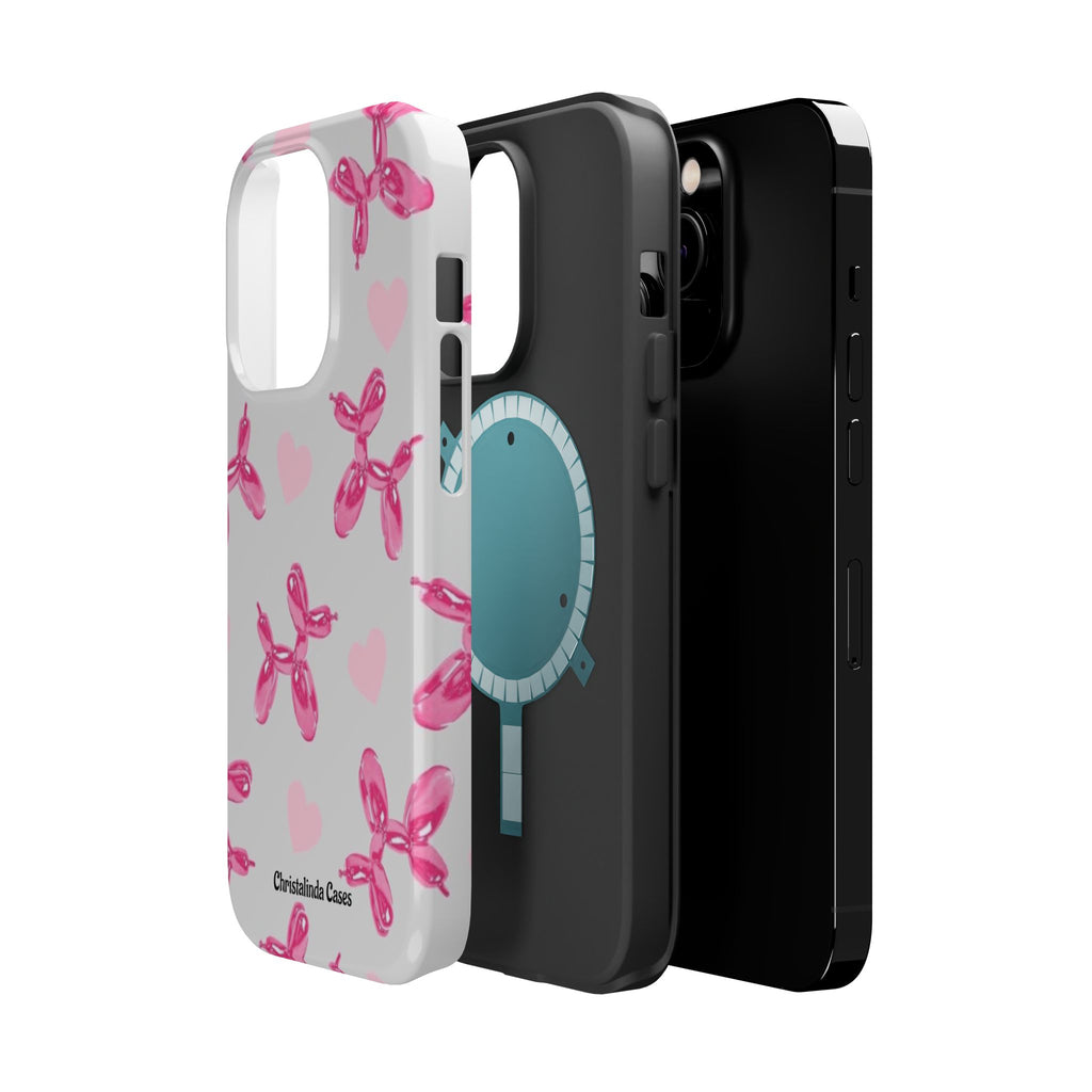 Balloon Charm Impact-Resistant MagSafe phone case