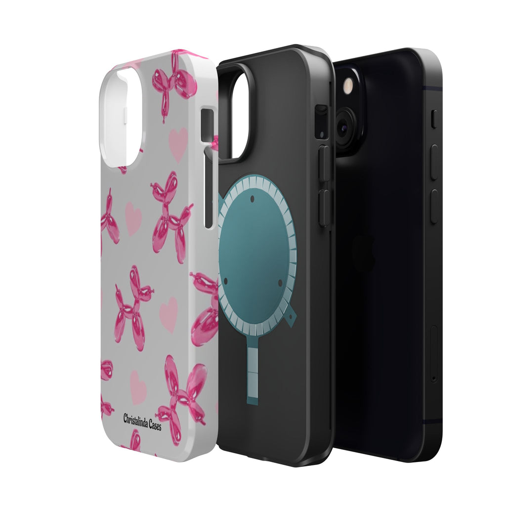 Balloon Charm Impact-Resistant MagSafe phone case