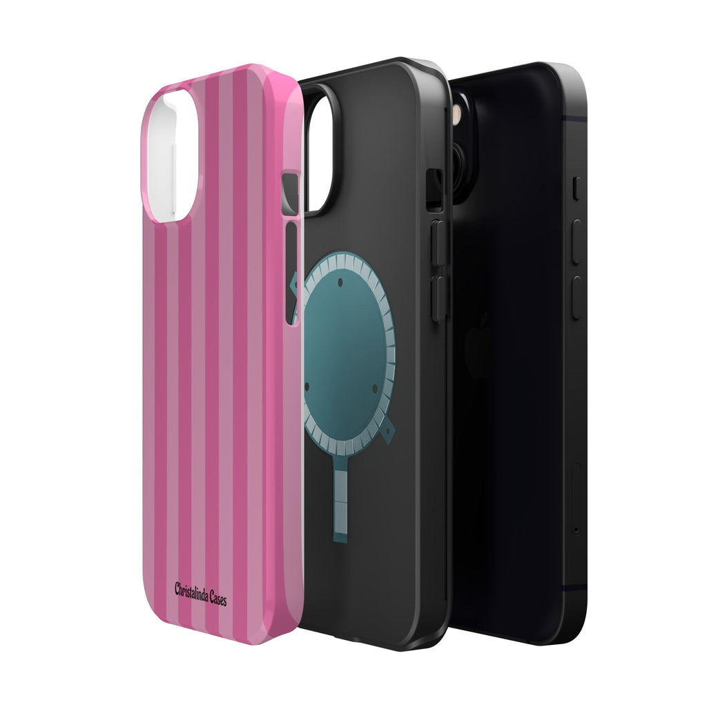 Pretty In Stripes Impact-Resistant MagSafe Phone Case