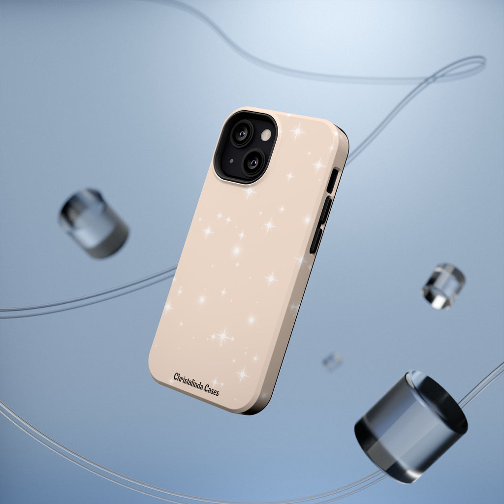 Sparkling Beige Impact-Resistant MagSafe Phone Case