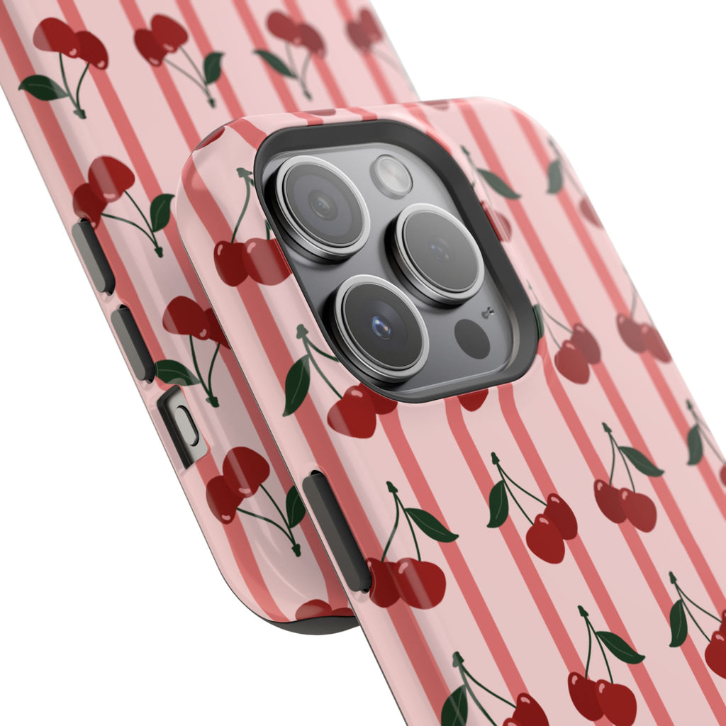Cherry Kiss MagSafe Impact-Resistant Case