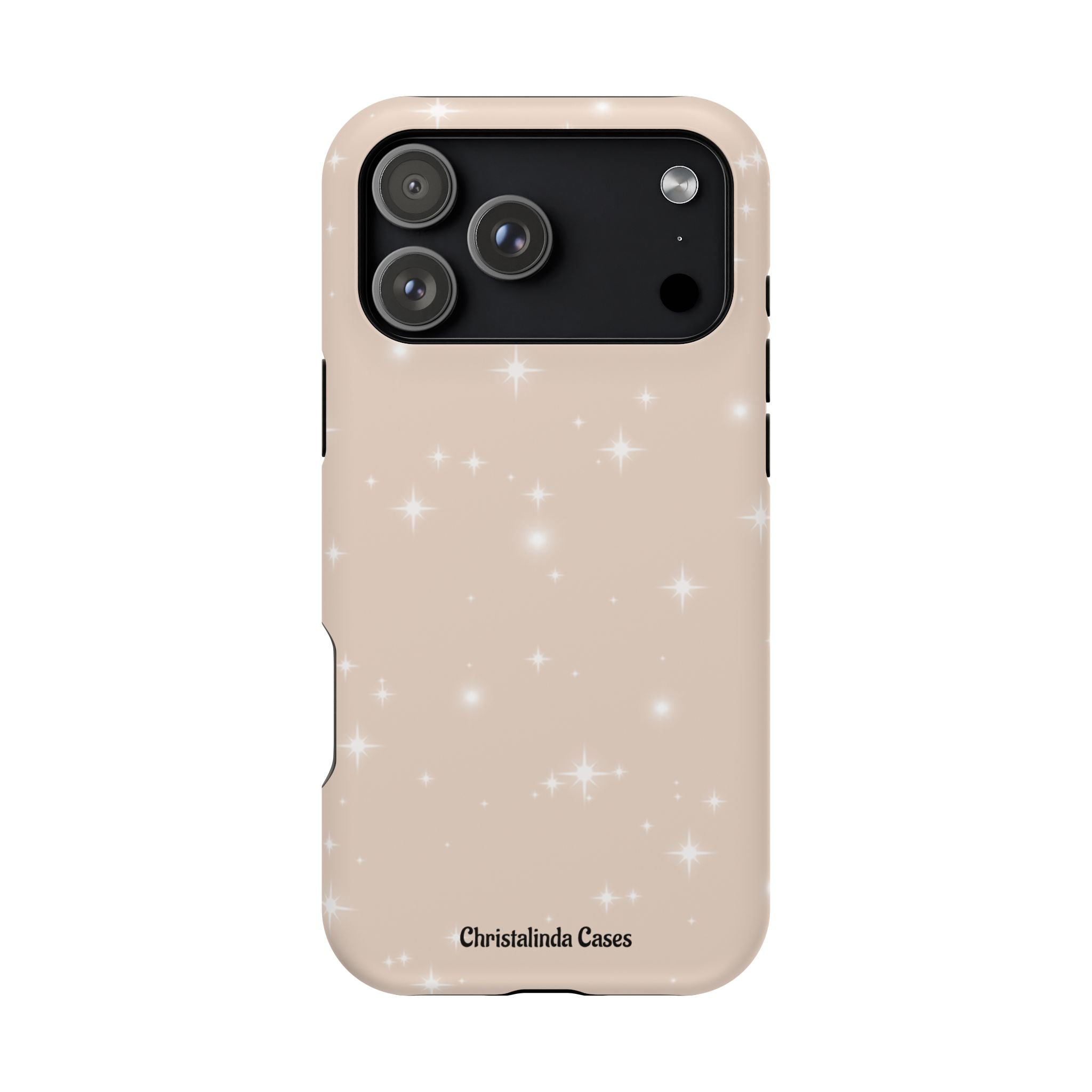Sparkling Beige Impact-Resistant MagSafe Phone Case