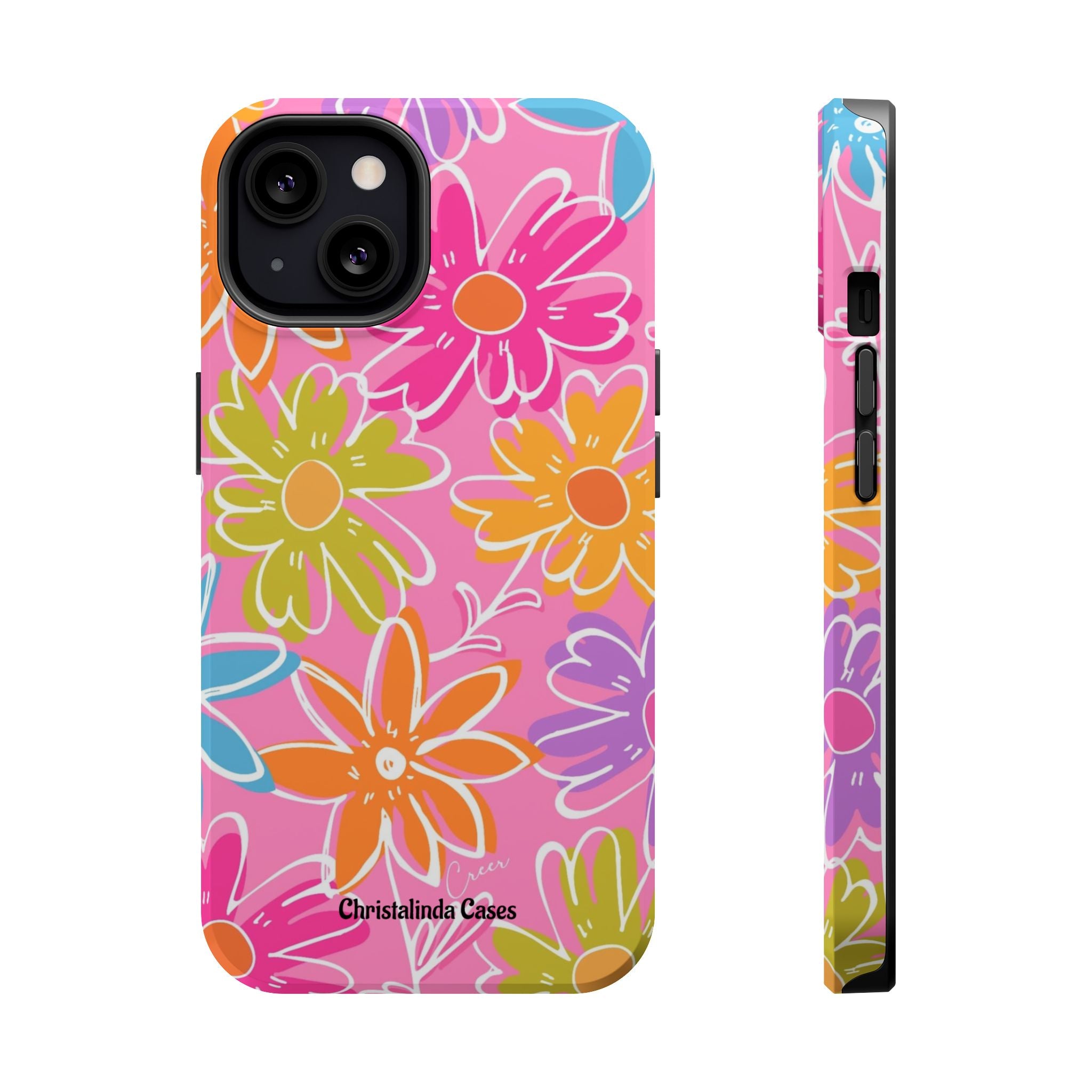 Flower Fiesta Impact-Resistant MagSafePhone Case