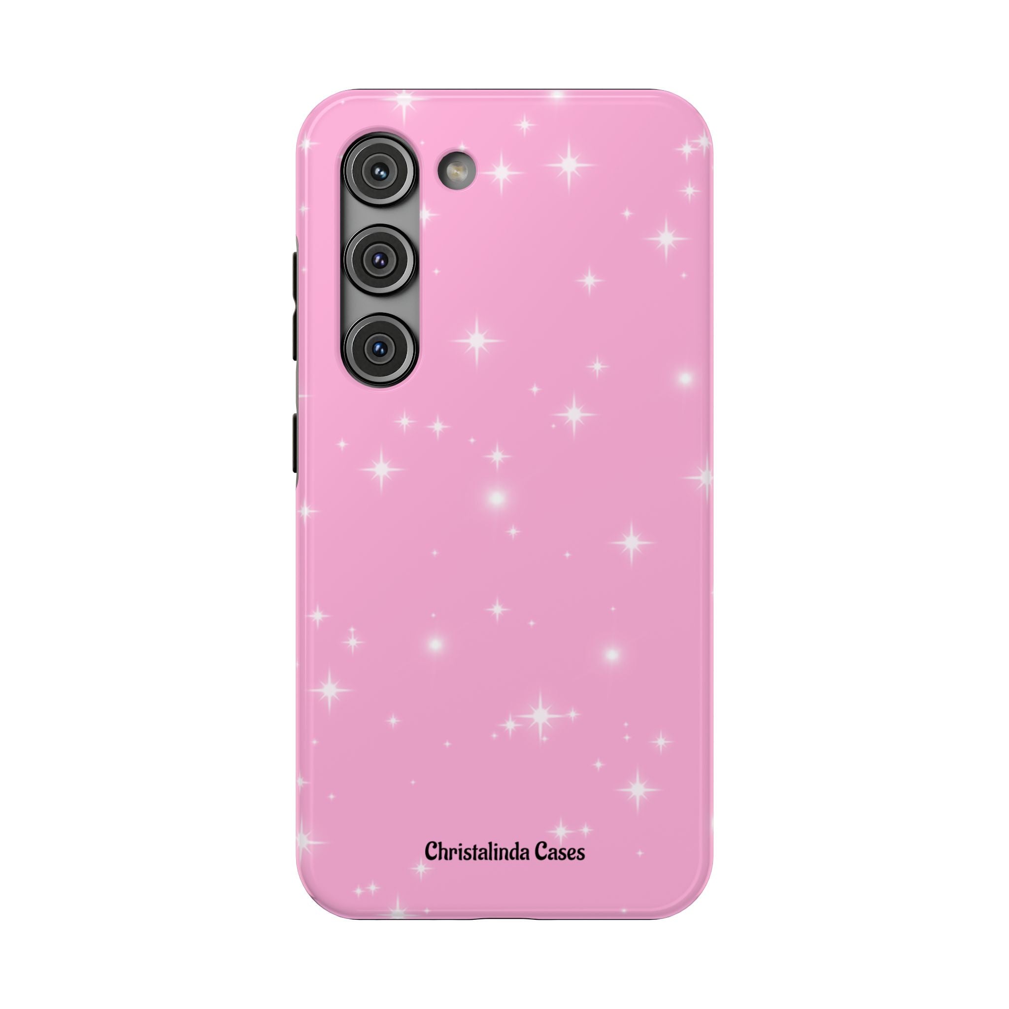 Sparkling Pink Impact-Resistant MagSafe Phone Case