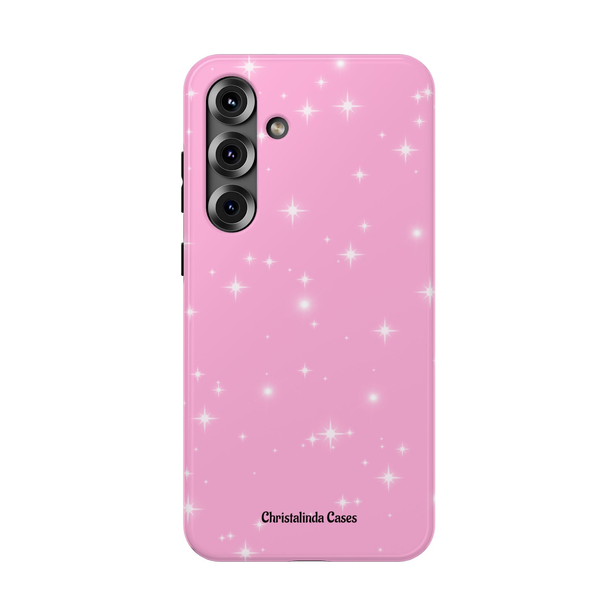 Sparkling Pink Impact-Resistant MagSafe Phone Case