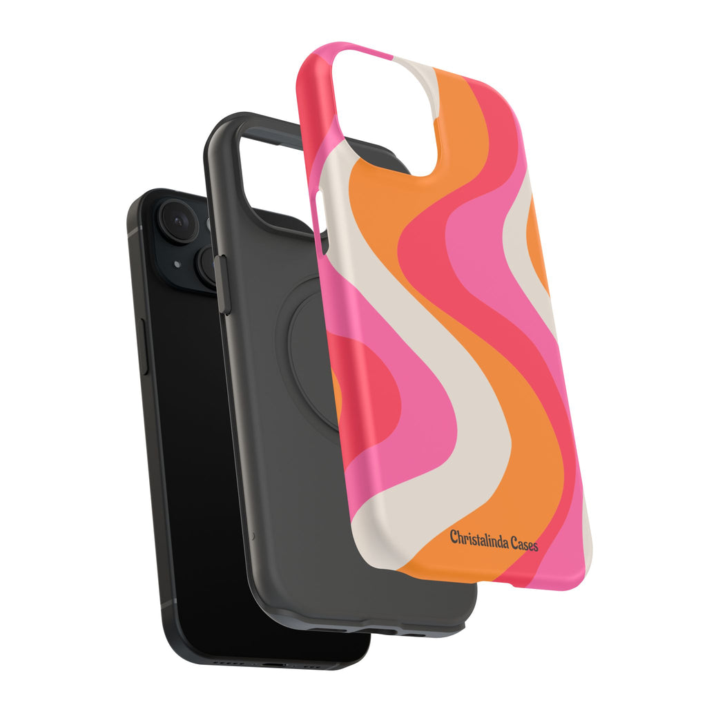 Sunset Sorbet Impact-Resistant MagSafe Phone Case