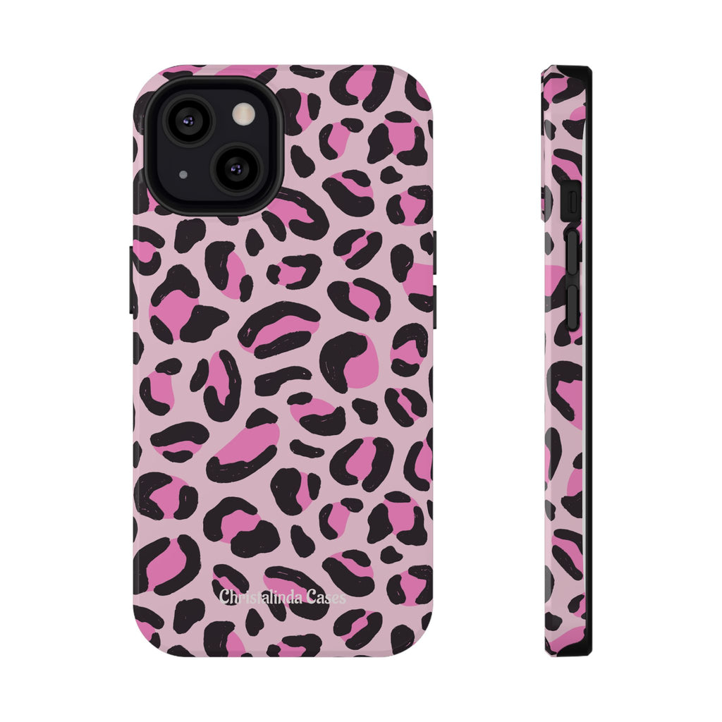 Pink Safari Impact-Resistant MagSafe Phone Case