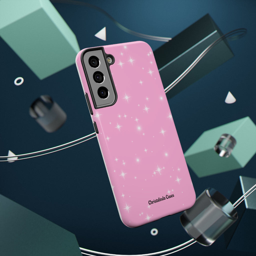 Sparkling Pink Impact-Resistant MagSafe Phone Case